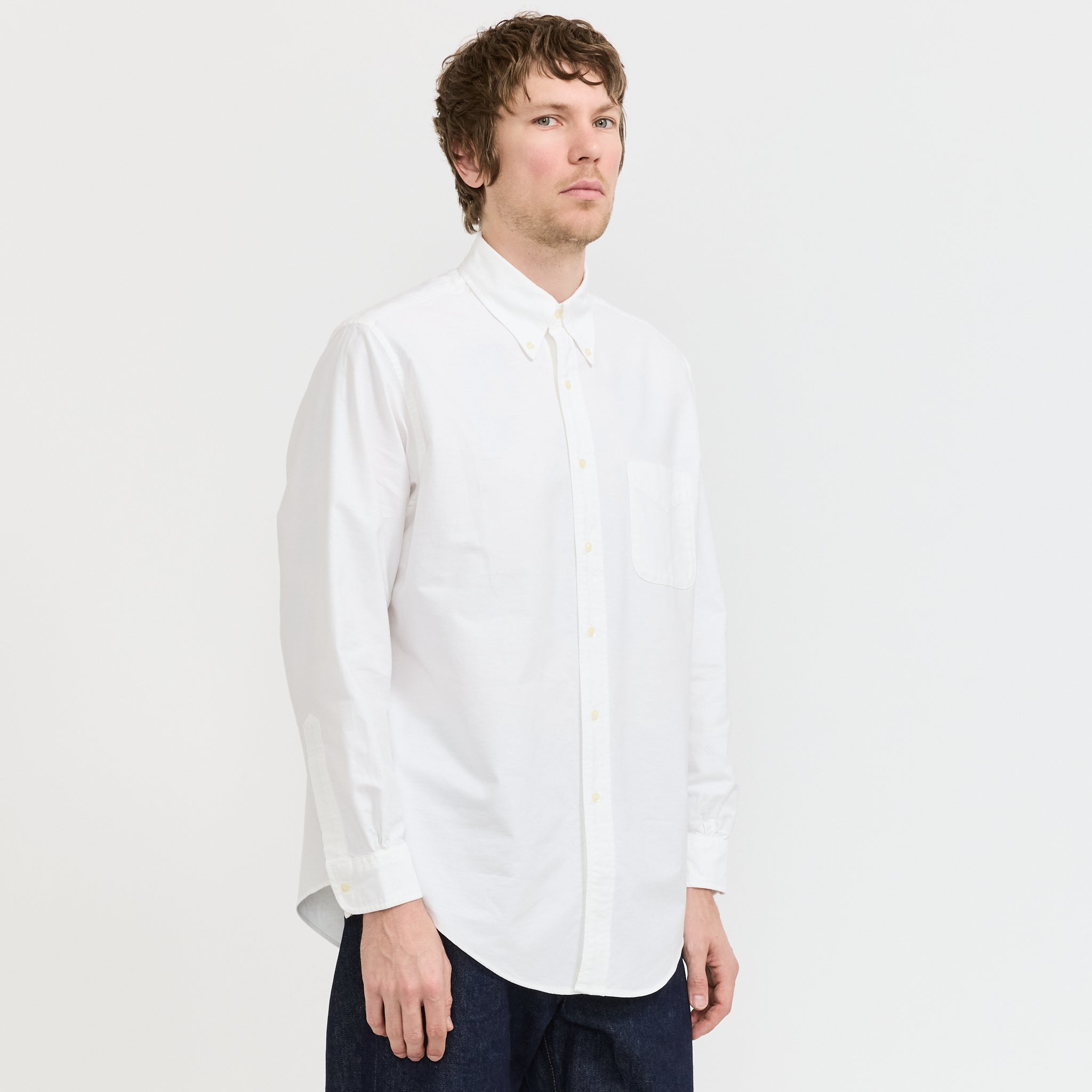 Oxford Standard Button Down Shirt White