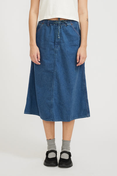 Orslow | Painter's Denim Skirt Denim Used | Maplestore