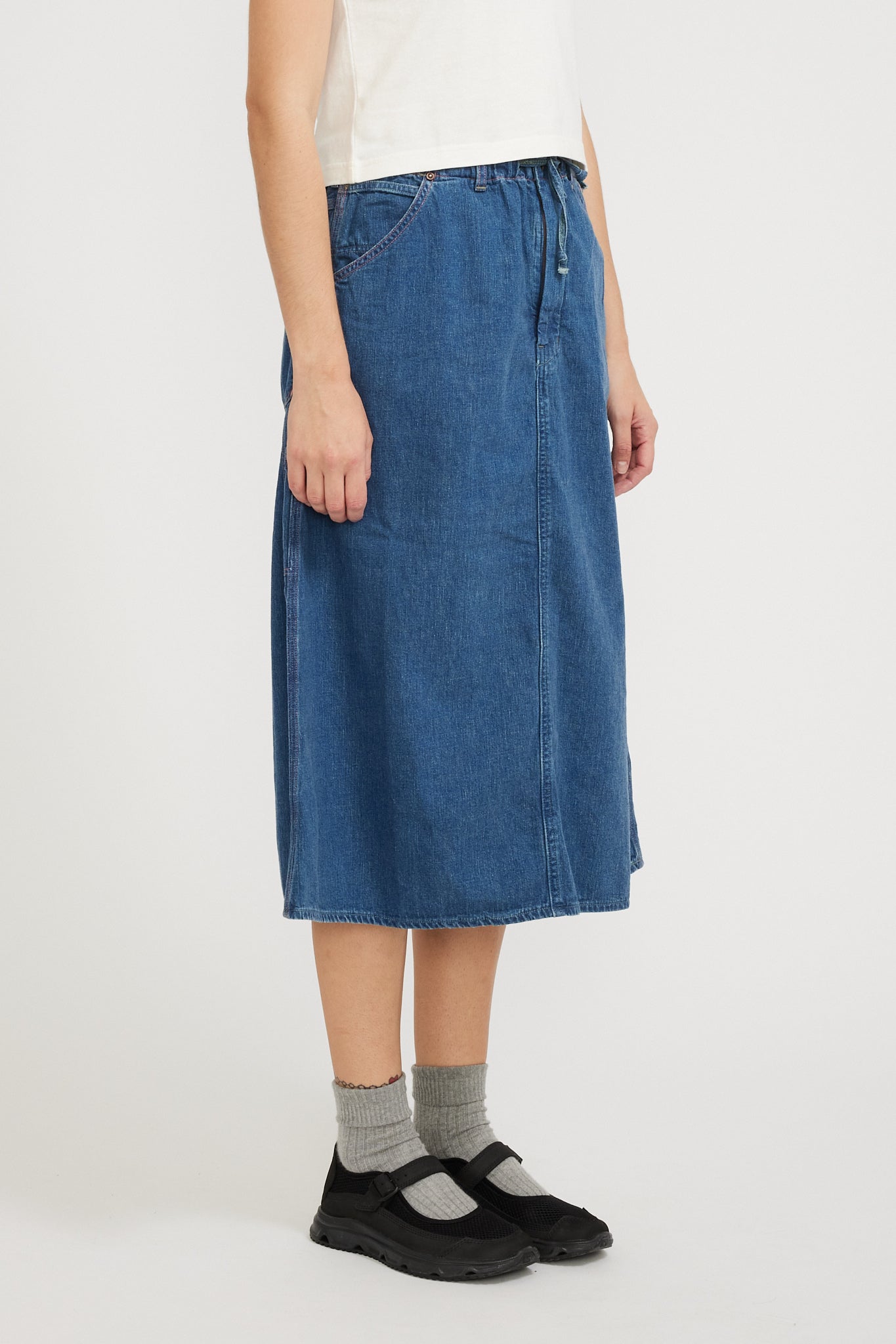 Orslow | Painter's Denim Skirt Denim Used | Maplestore