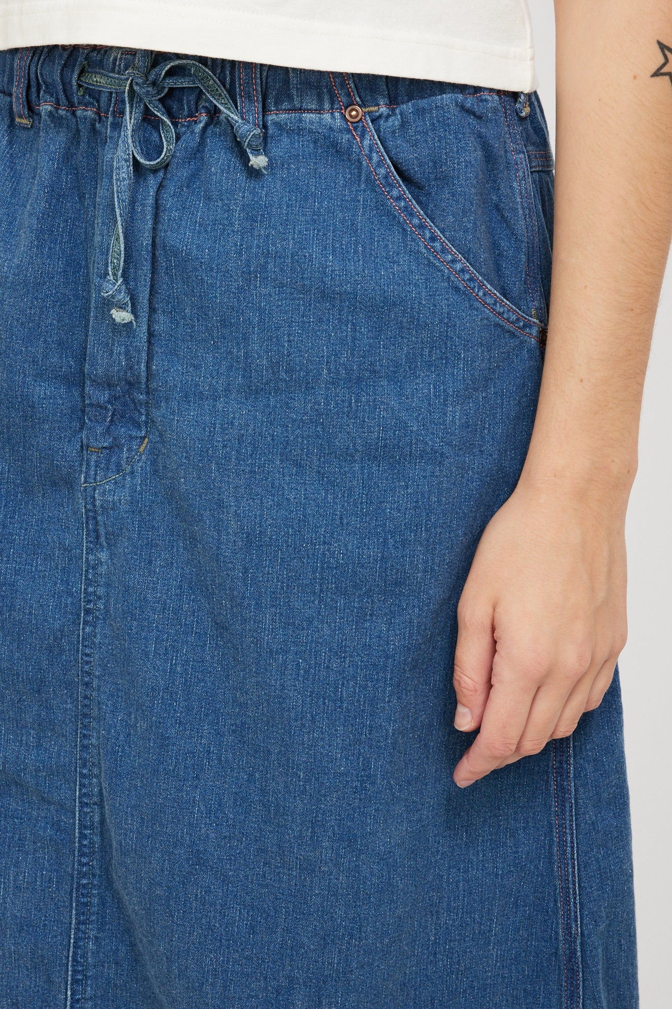 Orslow | Painter's Denim Skirt Denim Used | Maplestore