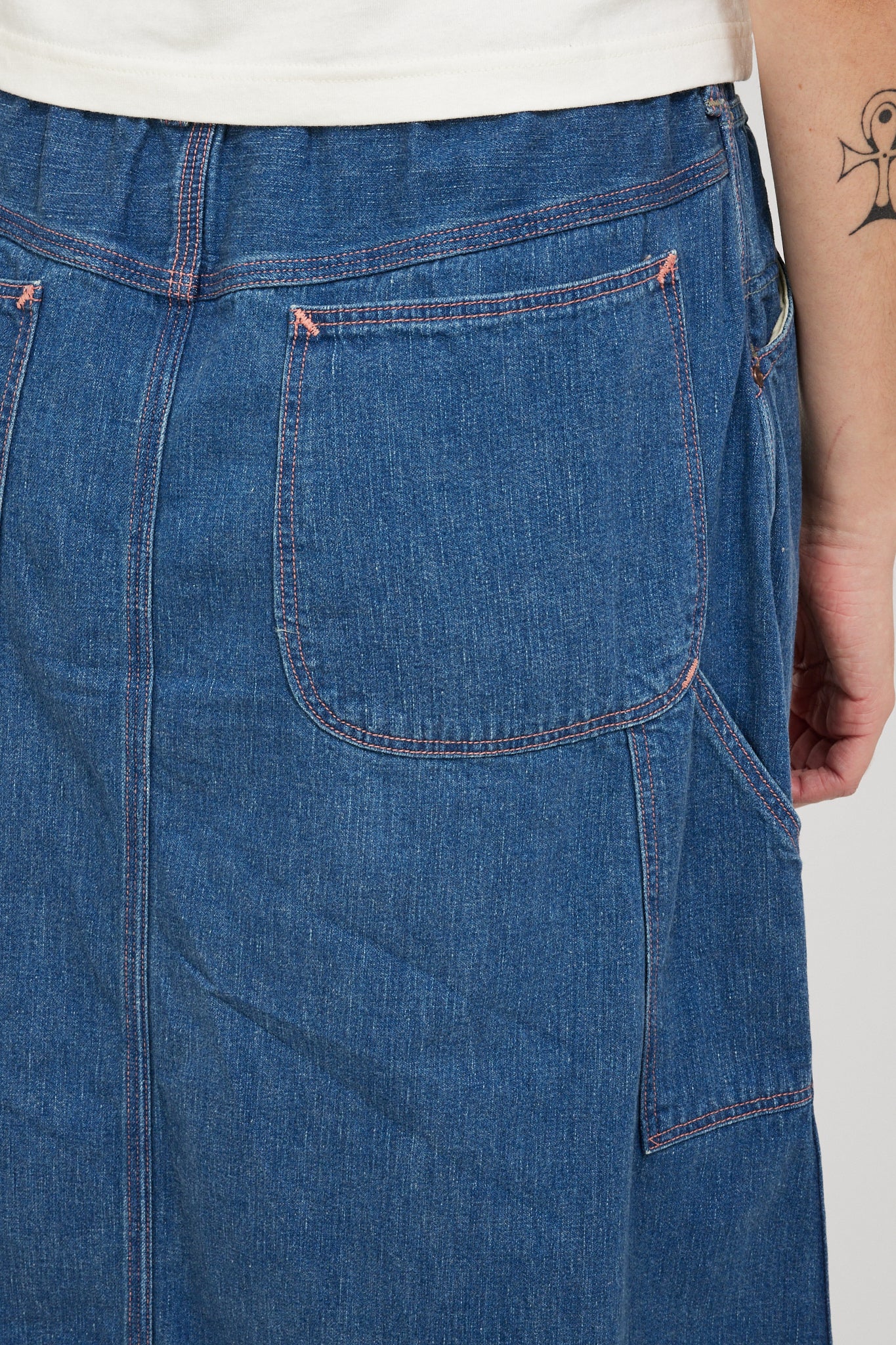 Orslow | Painter's Denim Skirt Denim Used | Maplestore