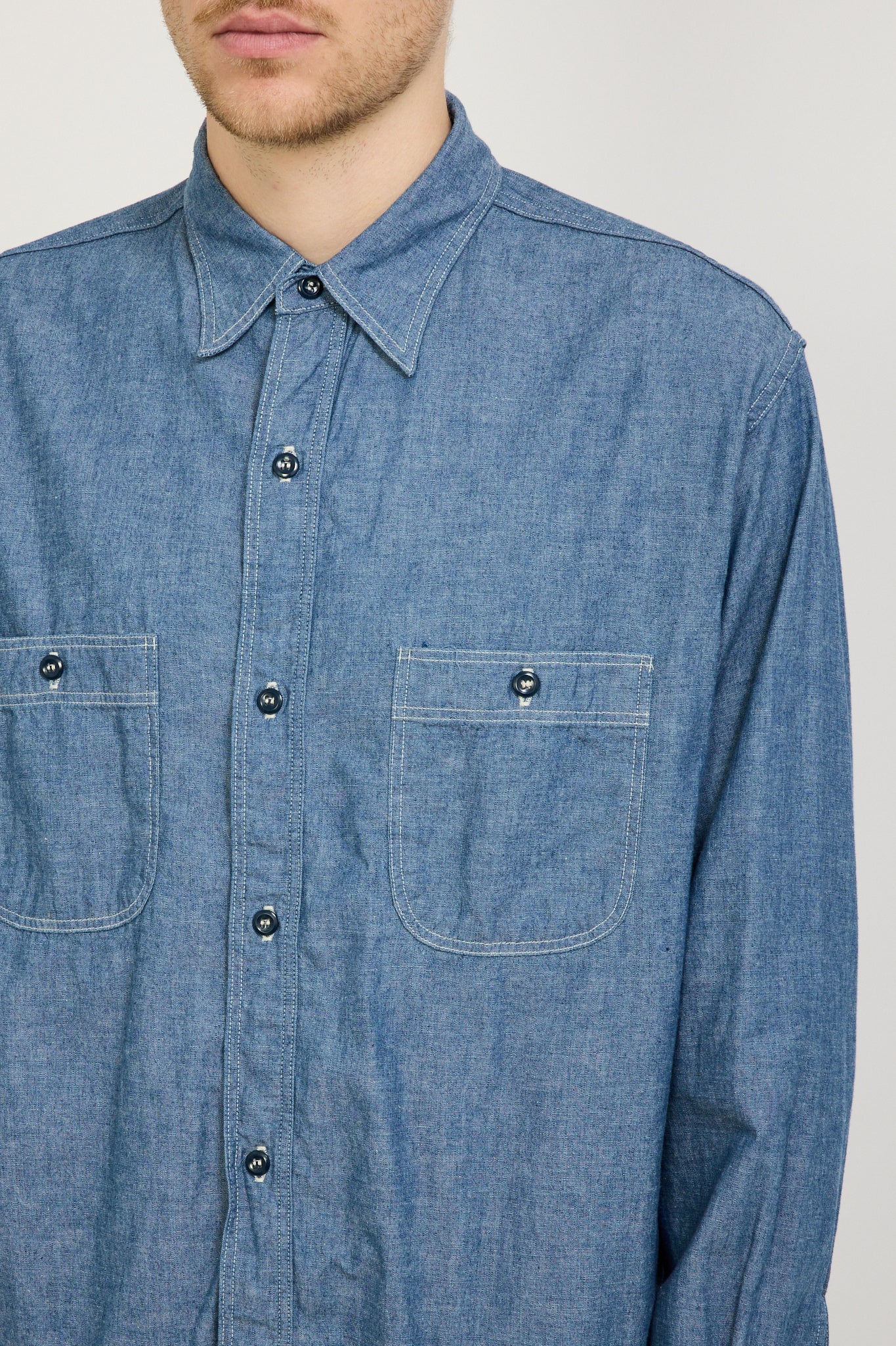 Relax Fit Chambray Work Shirt