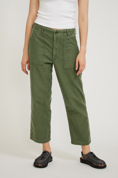 Orslow | Short Length U.S Army Fatigue Pants Green Used | Maplestore