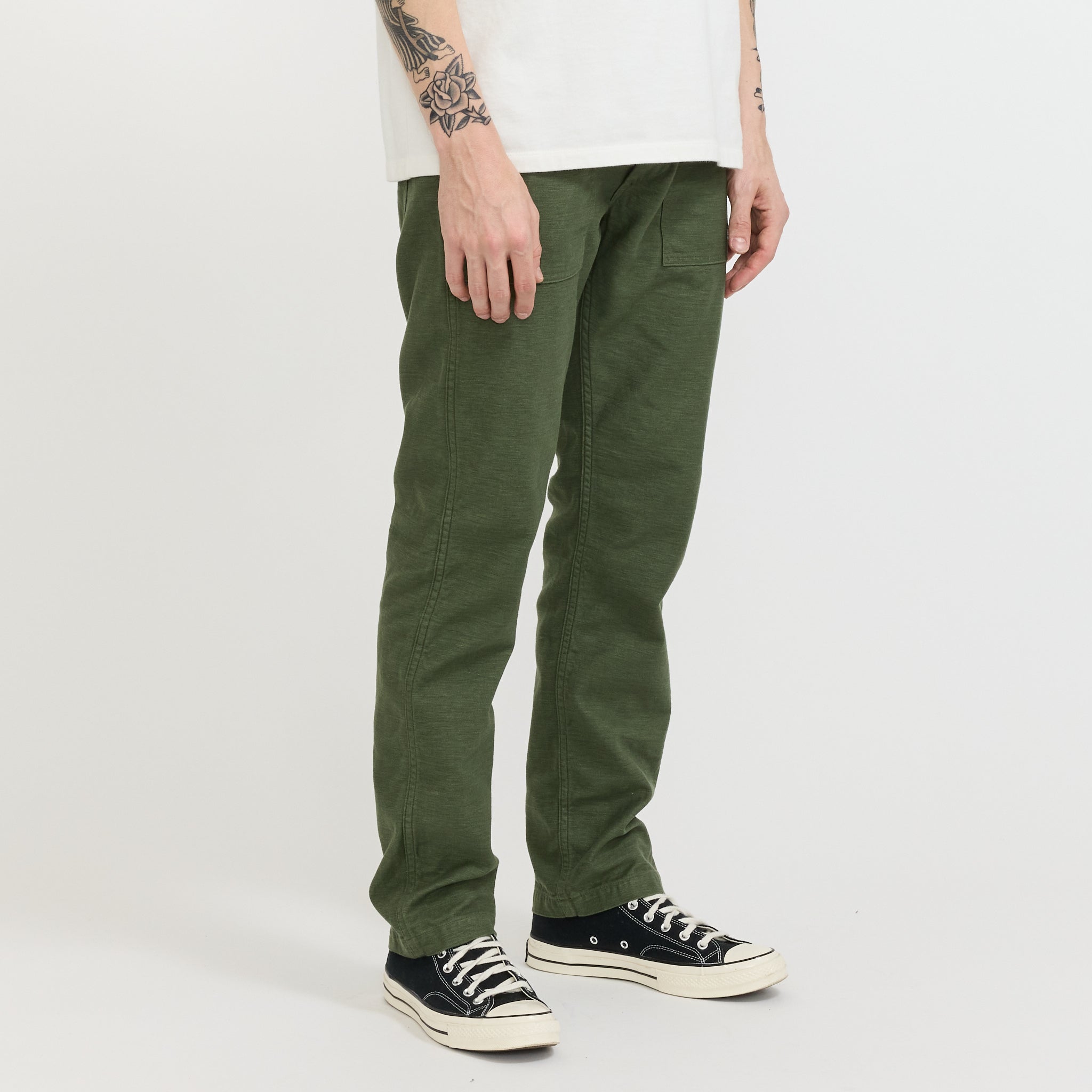 Orslow | Slim Fit Fatigue Pants Green | Maplestore