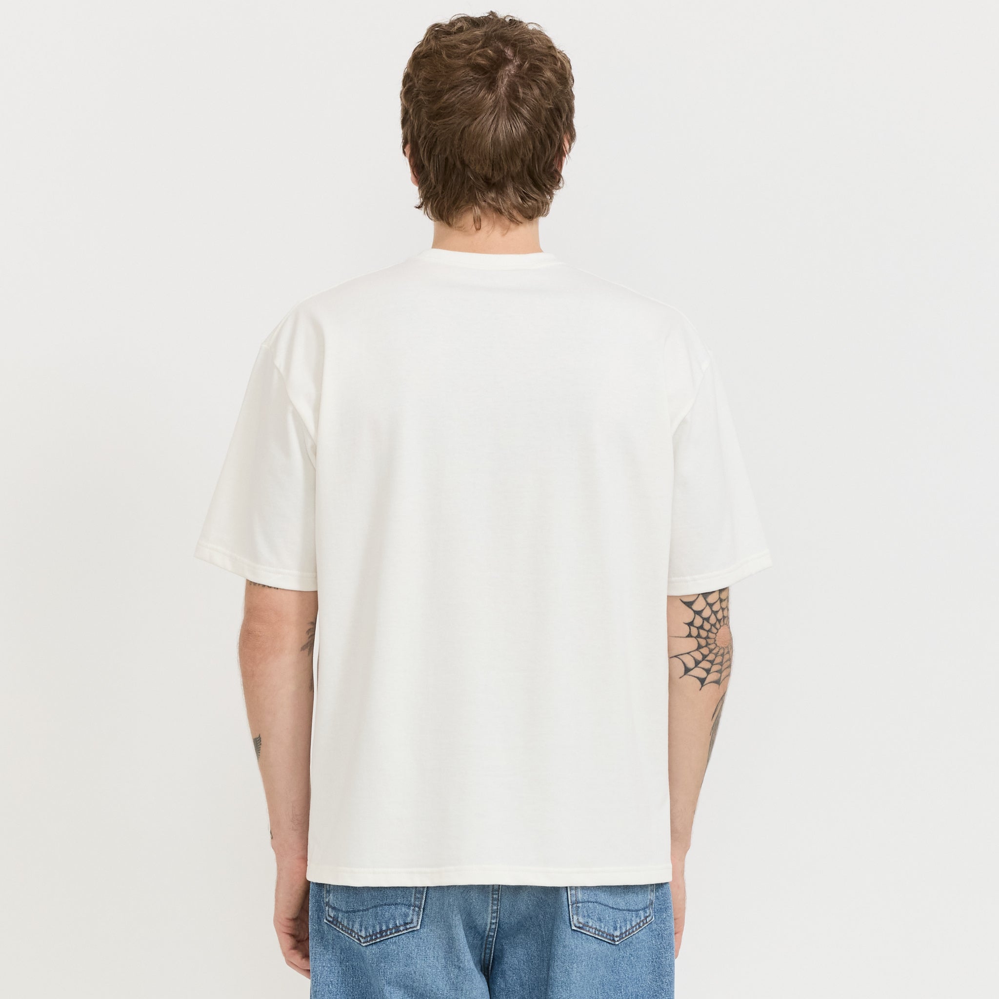 Sturdy Cotton T-Shirt With Pocket White
