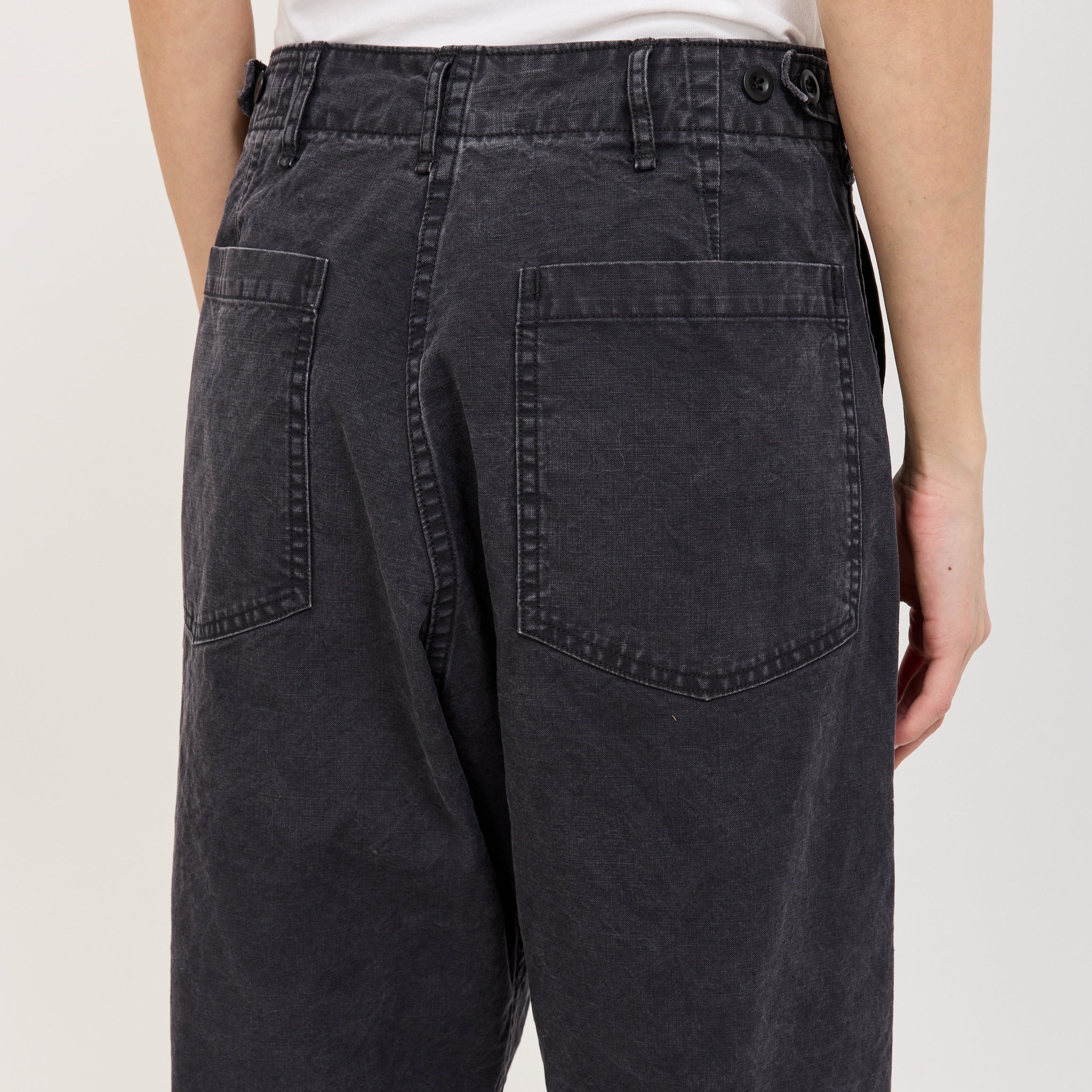 Womens Summer Fatigue Pants Black