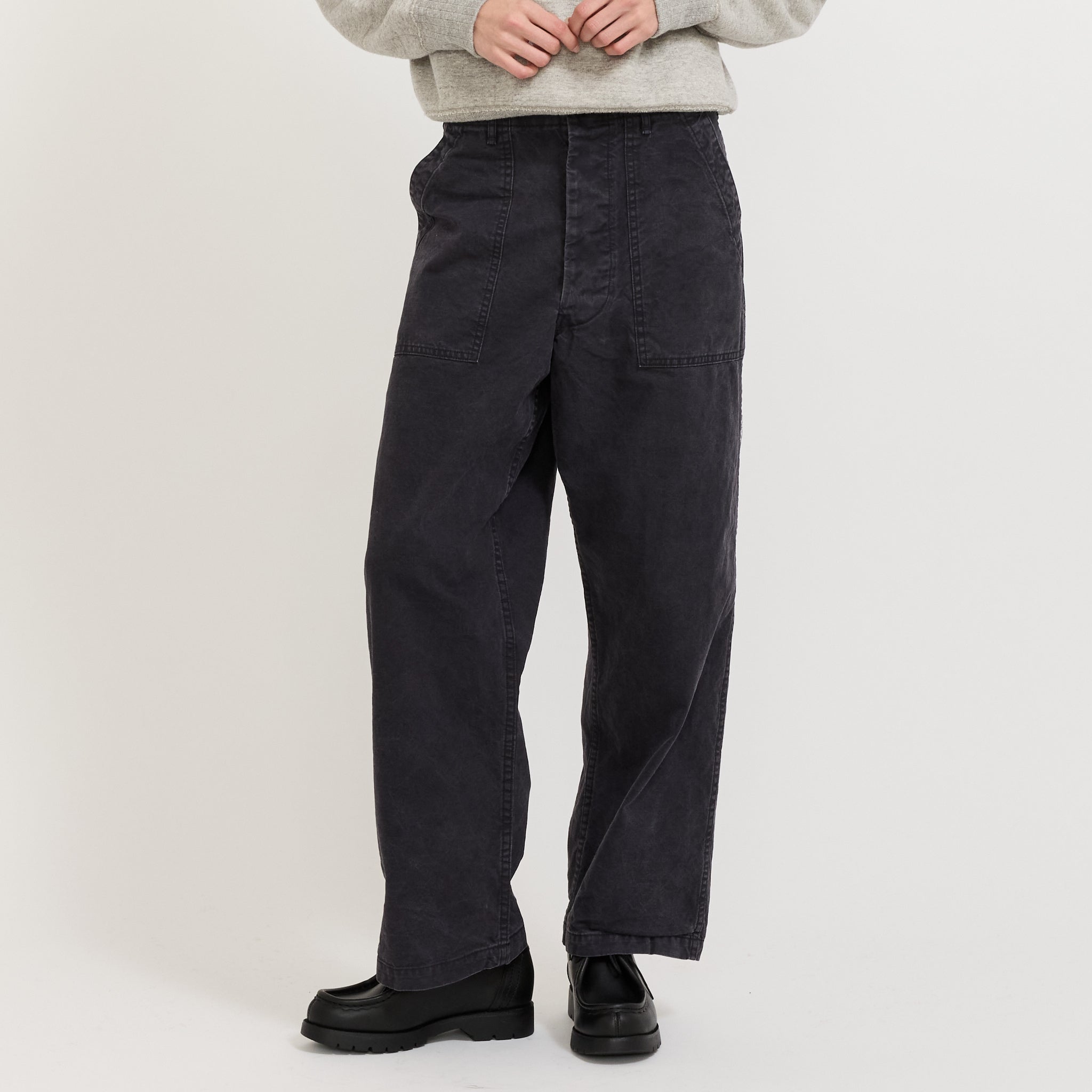 Womens Summer Fatigue Pants Black