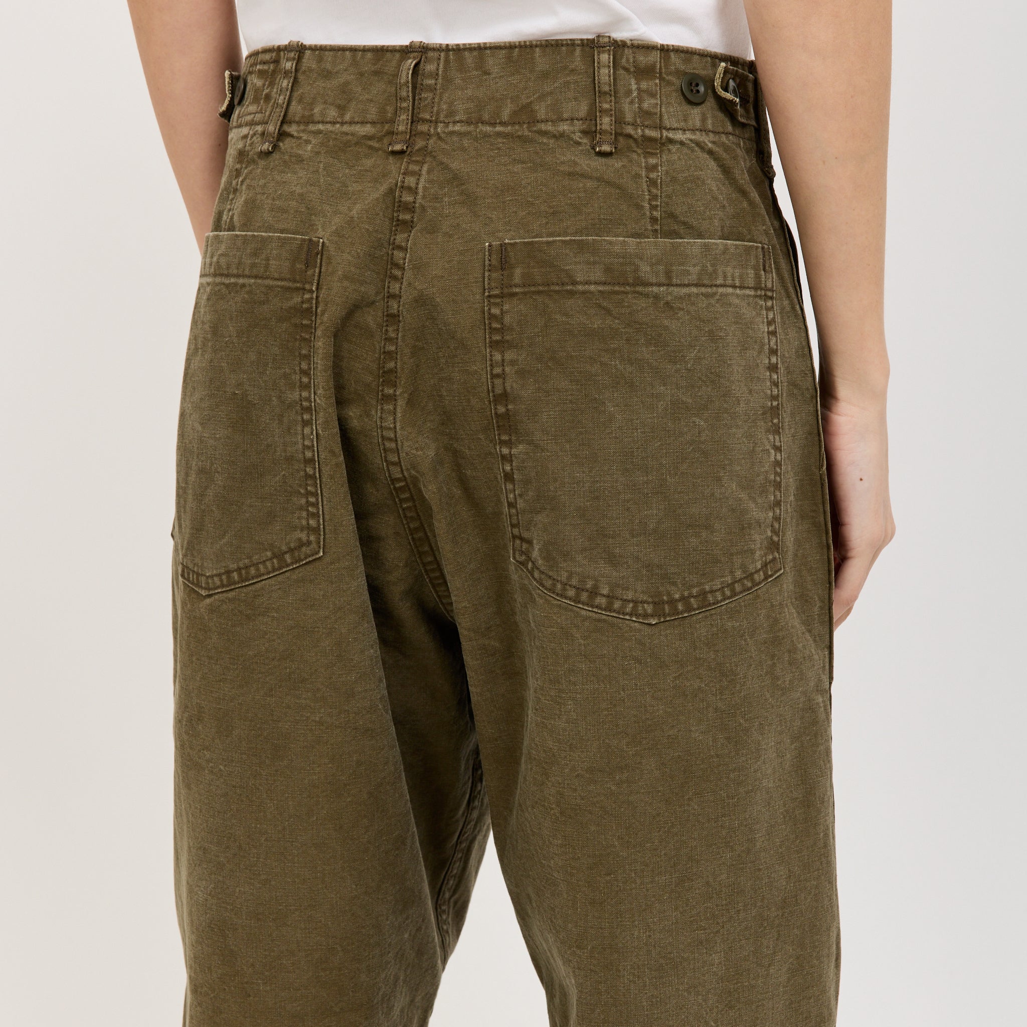 Womens Summer Fatigue Pants Olive