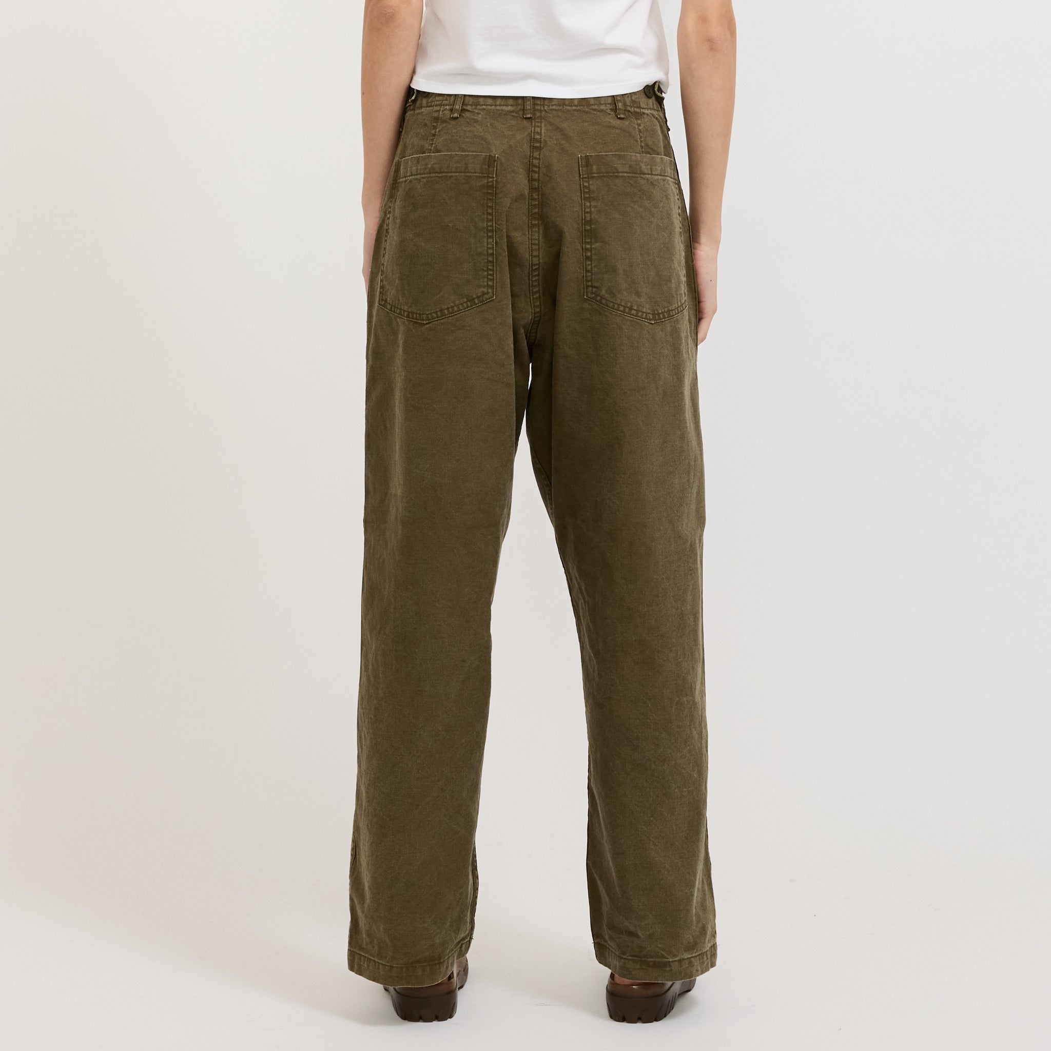 Womens Summer Fatigue Pants Olive