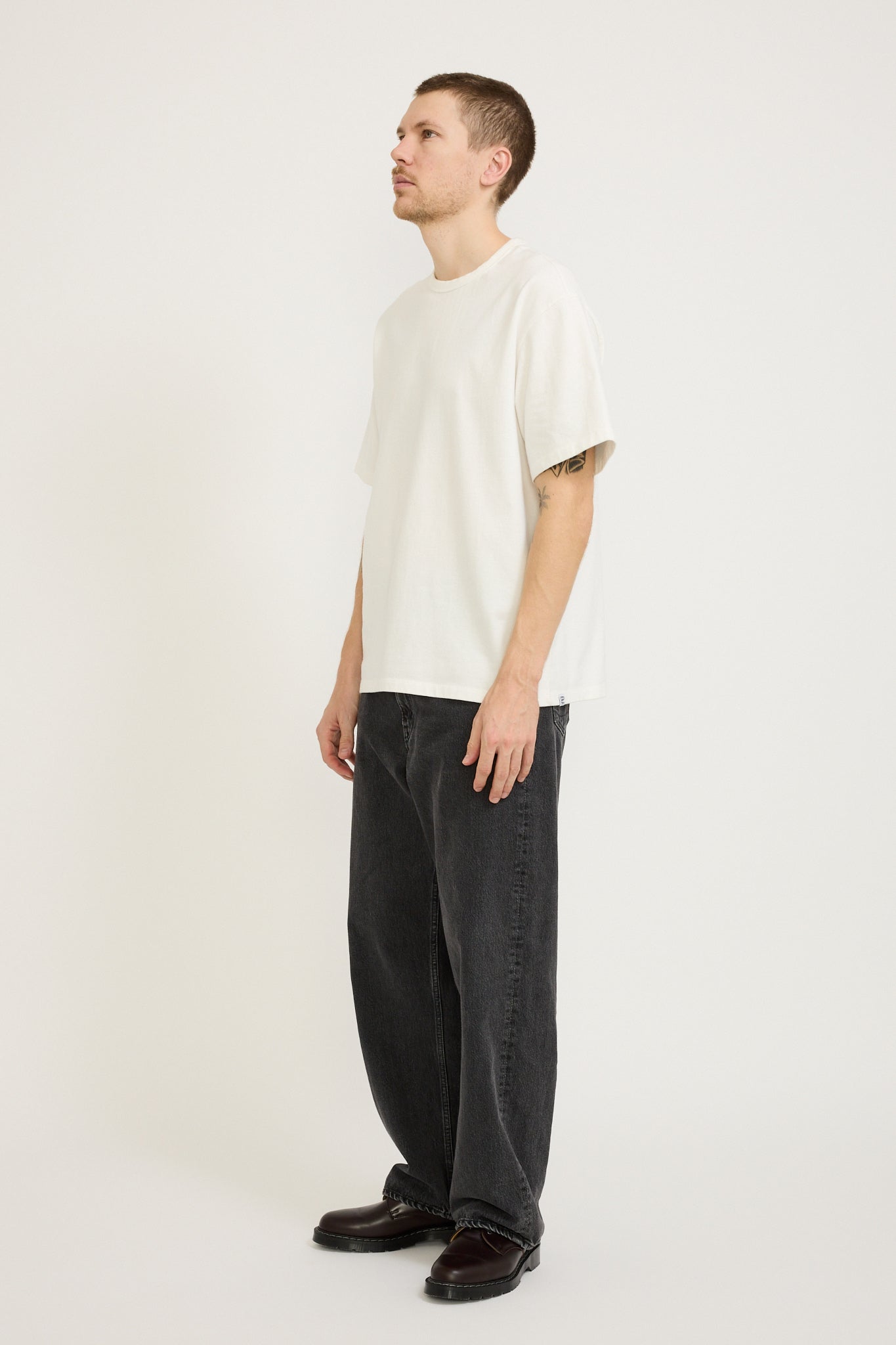 Orslow | Super Dad's Denim Pants Black Denim Stone | Maplestore