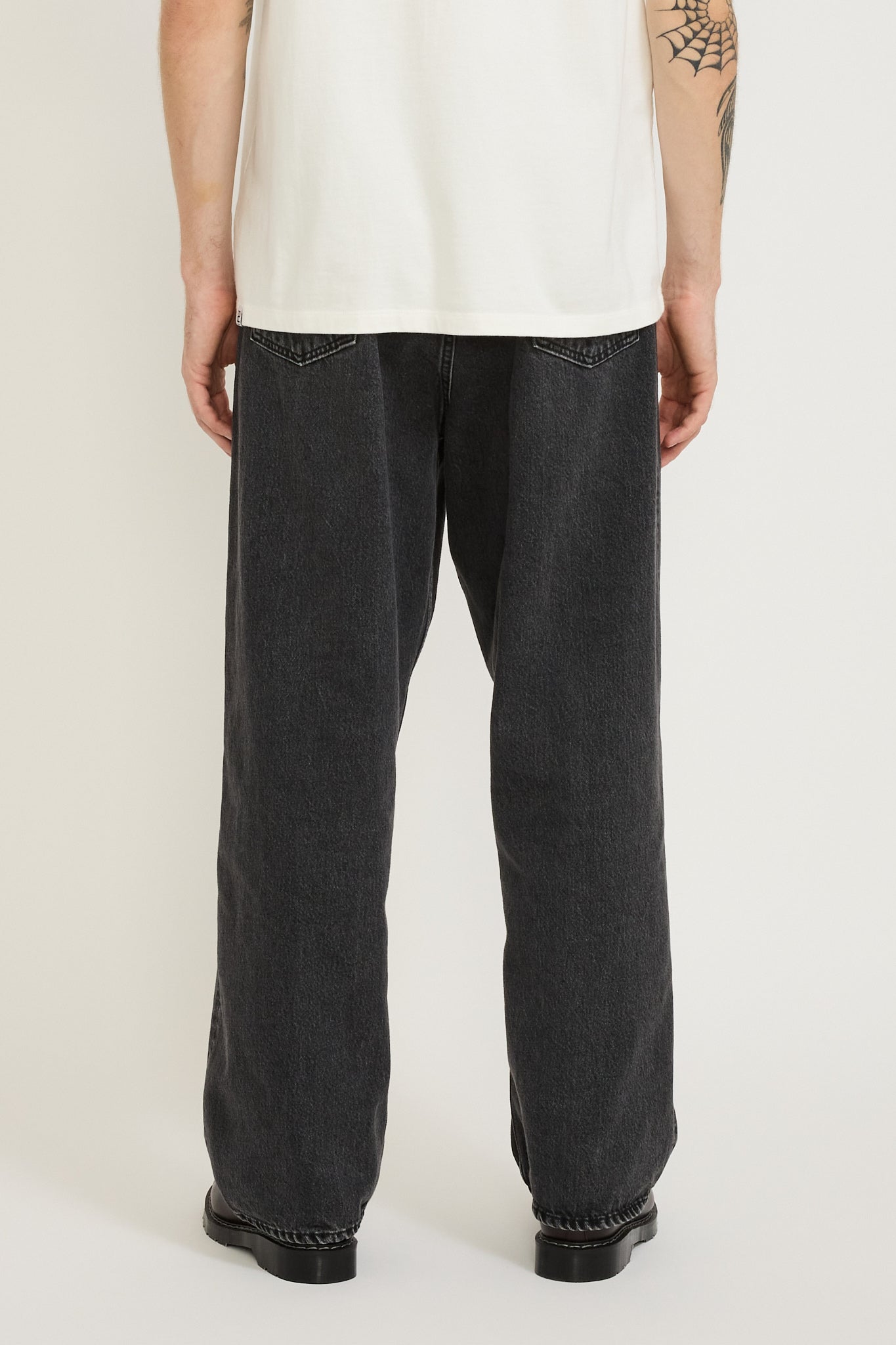 Super Dad's Denim Pants Black Denim Stone