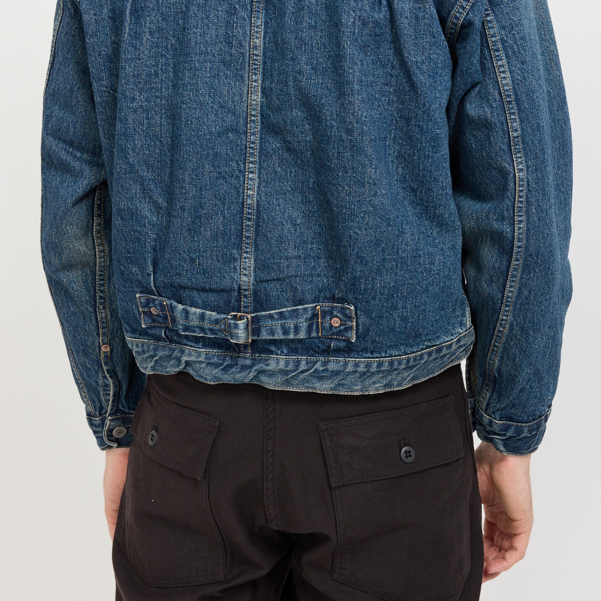 Type 1 40's Pleated Front Jacket Used Wash