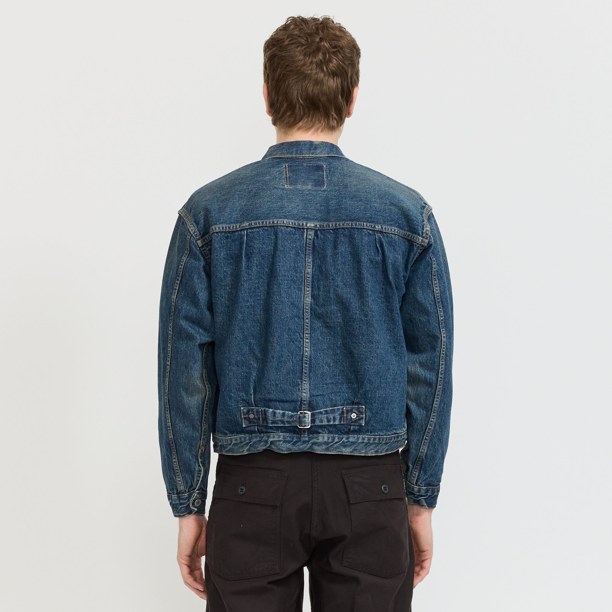 Type 1 40's Pleated Front Jacket Used Wash