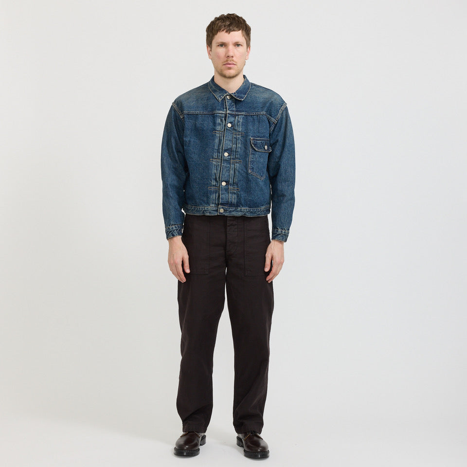 Orslow | Type 1 40's Pleated Front Jacket Used Wash | Maplestore