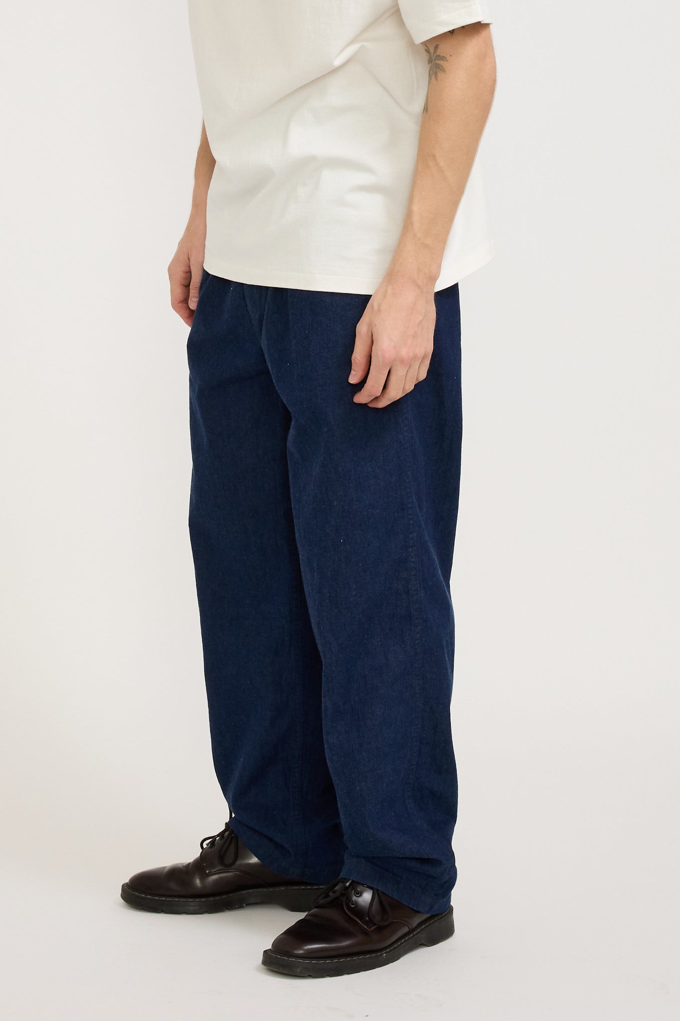 Orslow | Two-Tuck Denim Wide Trouser One Wash | Maplestore