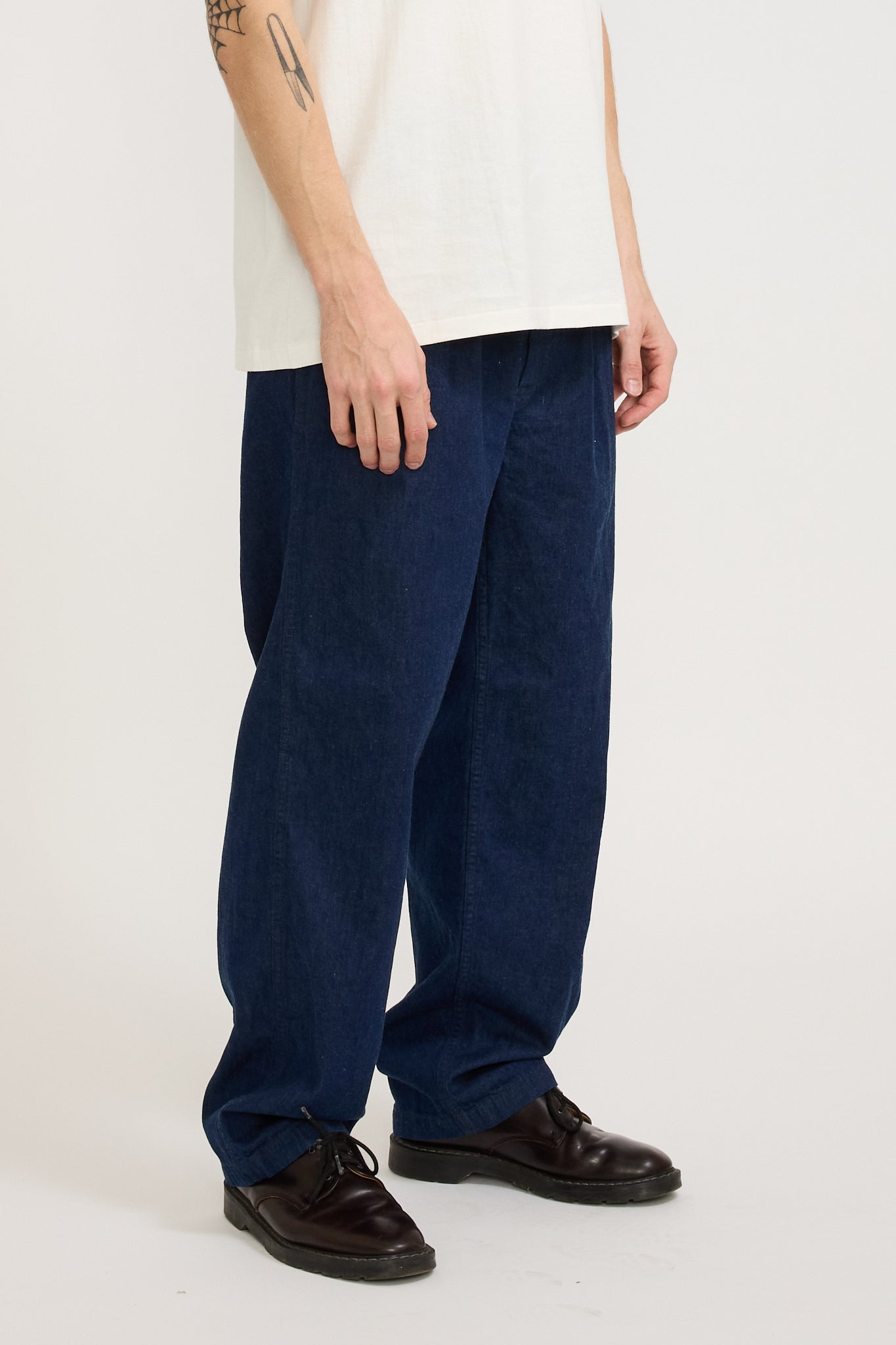 Orslow | Two-Tuck Denim Wide Trouser One Wash | Maplestore