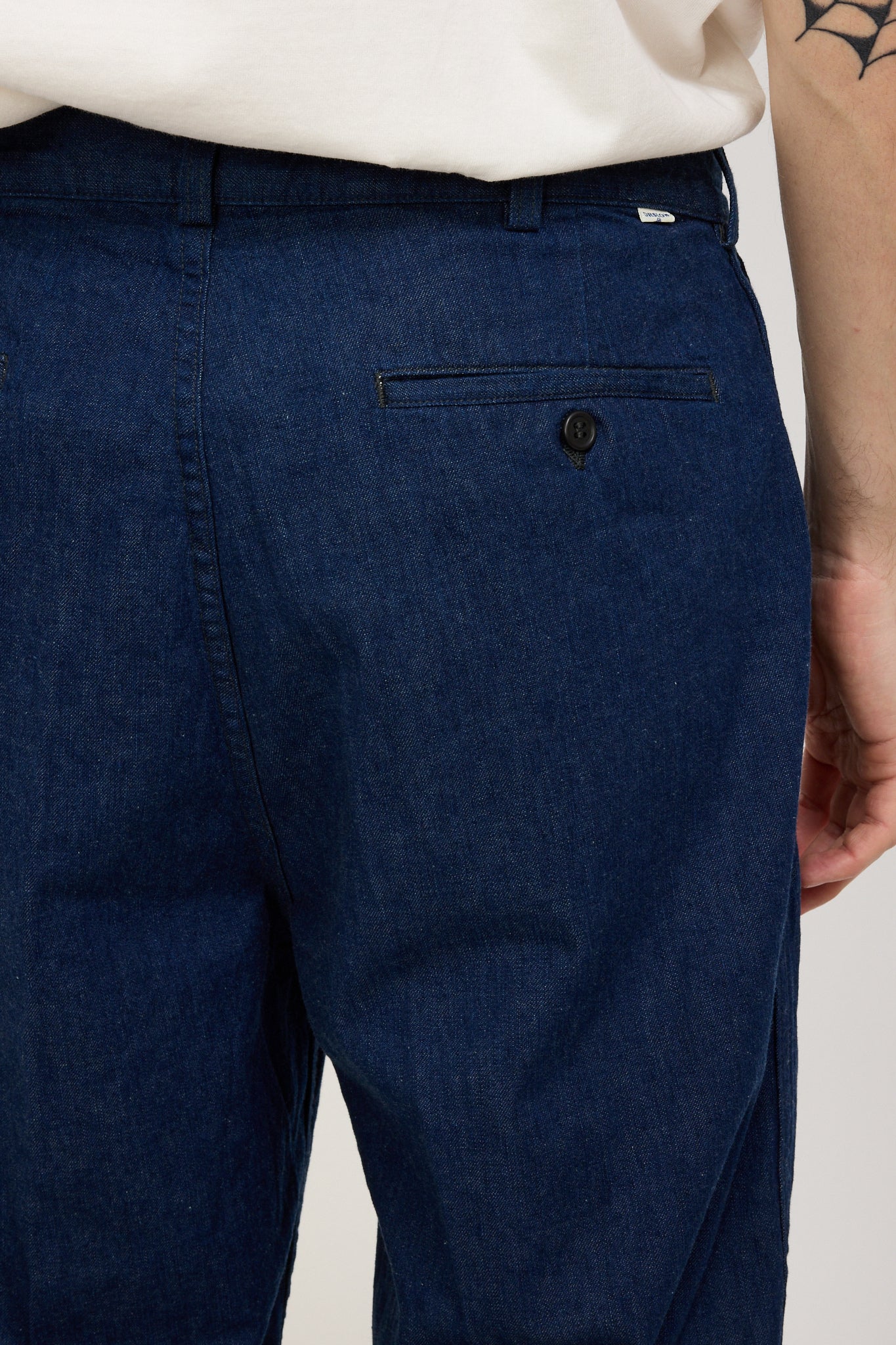 Orslow | Two-Tuck Denim Wide Trouser One Wash | Maplestore