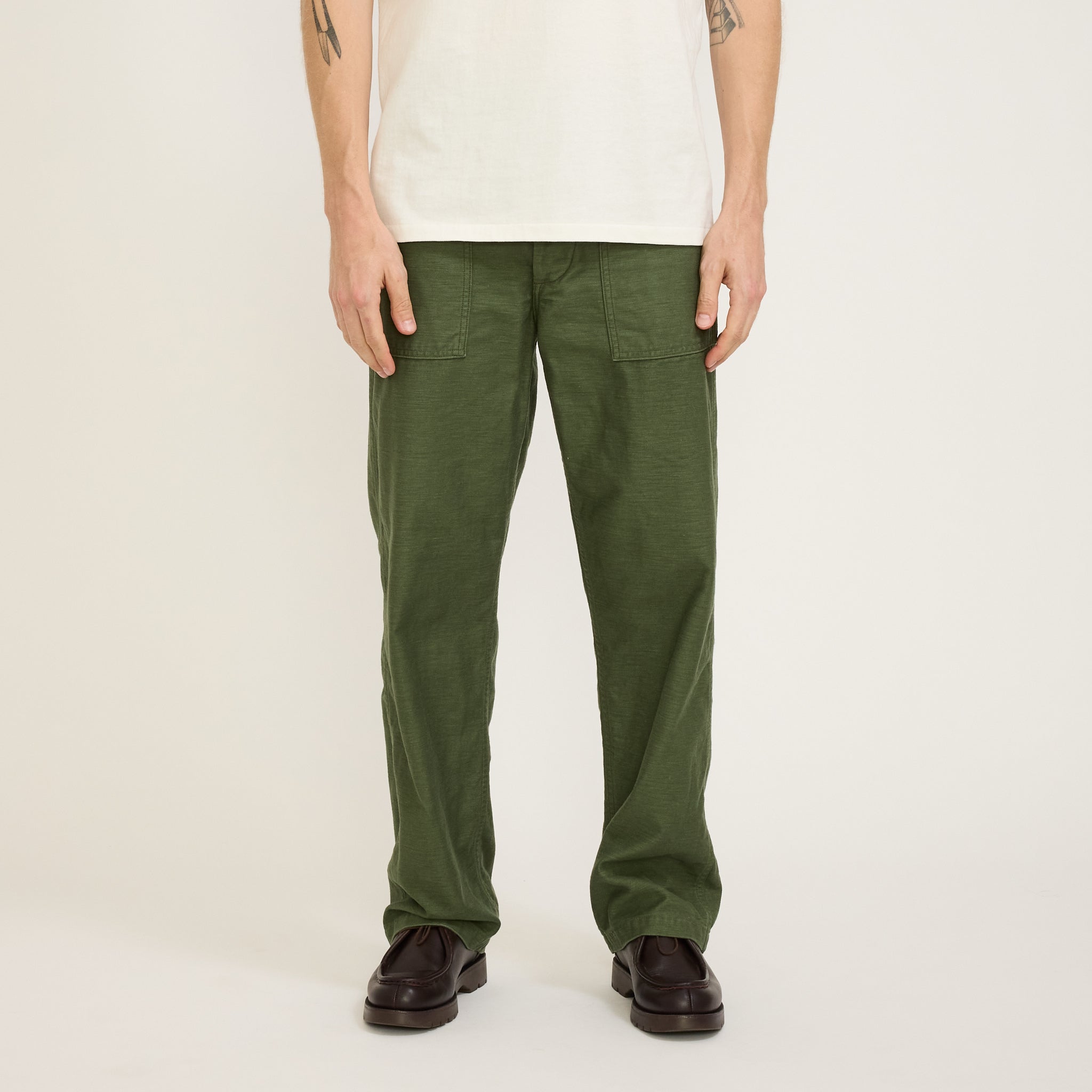オアスロウ　US ARMY FATIGUE PANTS　グリーン US Army Fatigue Pants (Regular Fit) – Green - Uncle Otis