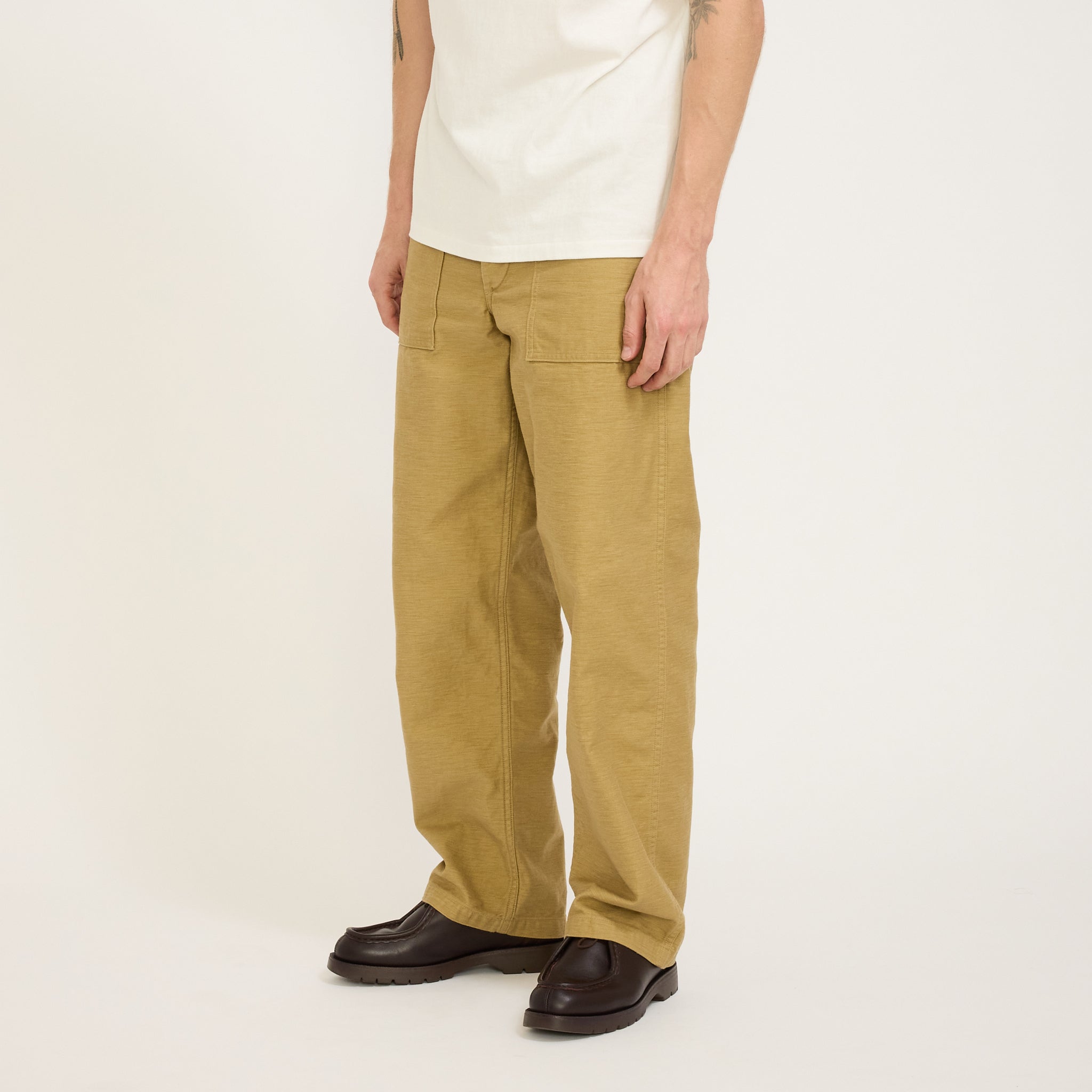 未使用 orSlow FATIGUE PANTS 1 KAHKI orslow / US ARMY FATIGUE PANTS (REGULAR FIT) KHAKI – CASDAY