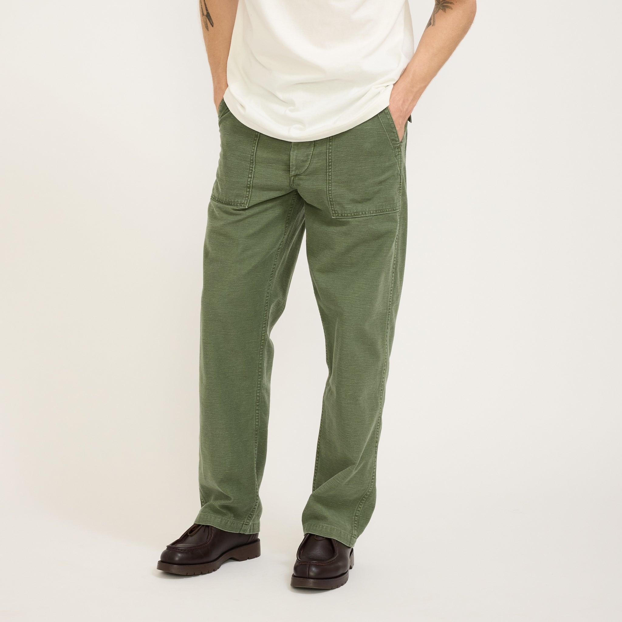 Orslow US Army Fatigue Pants Green Used | Maplestore
