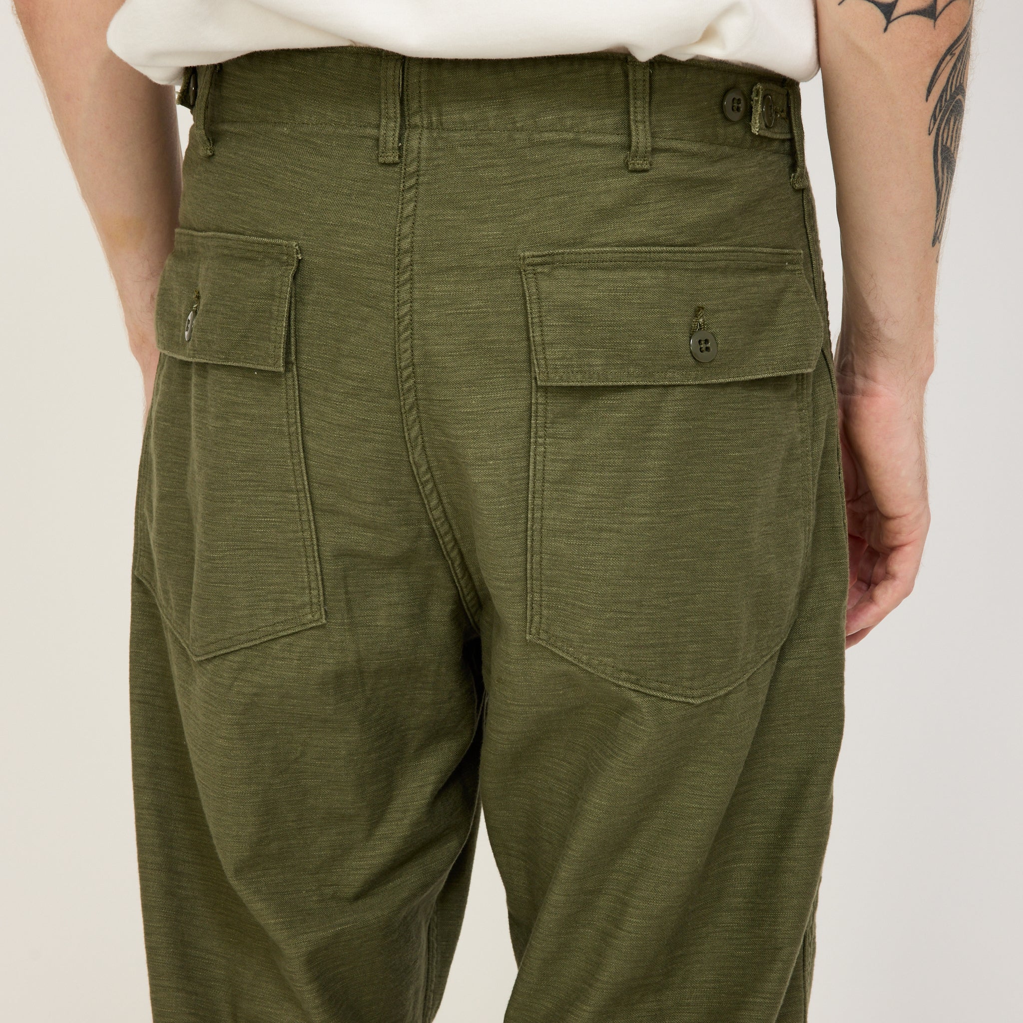 Orslow | Vintage Fit Fatigue Pants Dark Olive | Maplestore