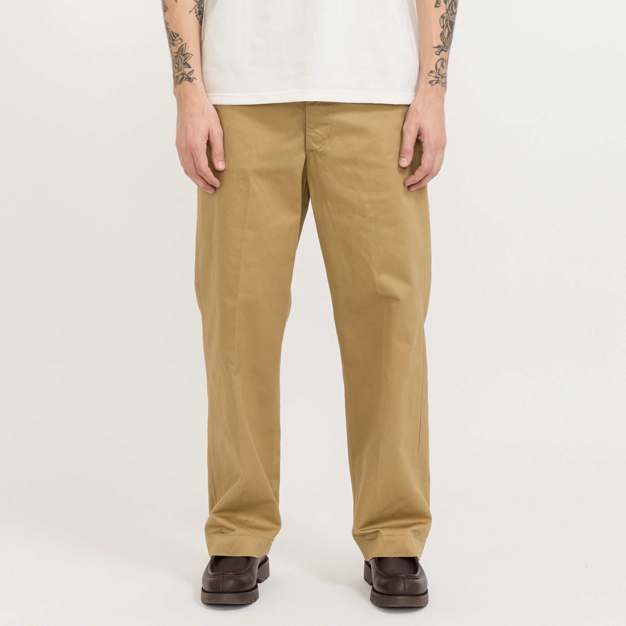 Vintage Fit Army Trouser Dark Khaki