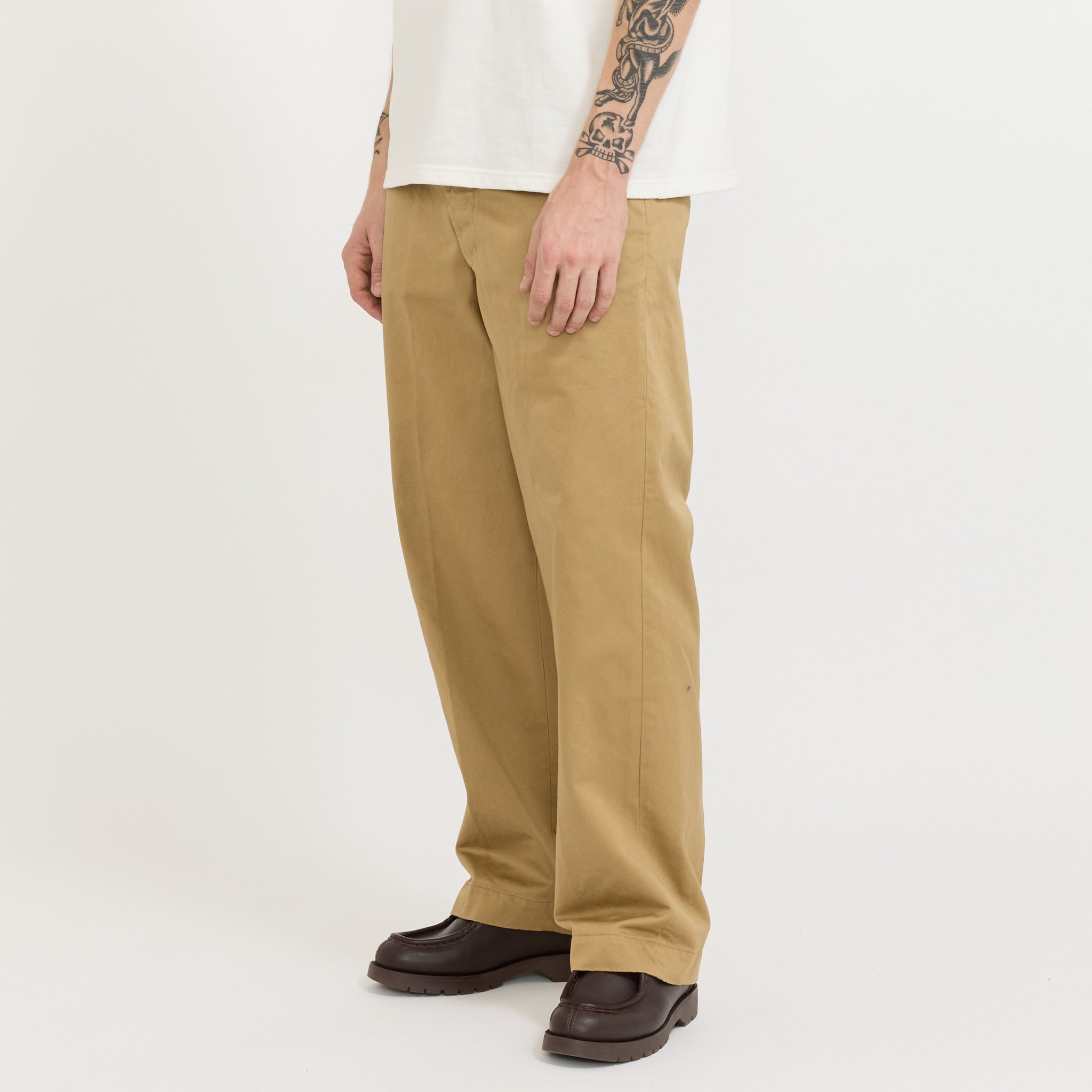 Vintage Fit Army Trouser Dark Khaki