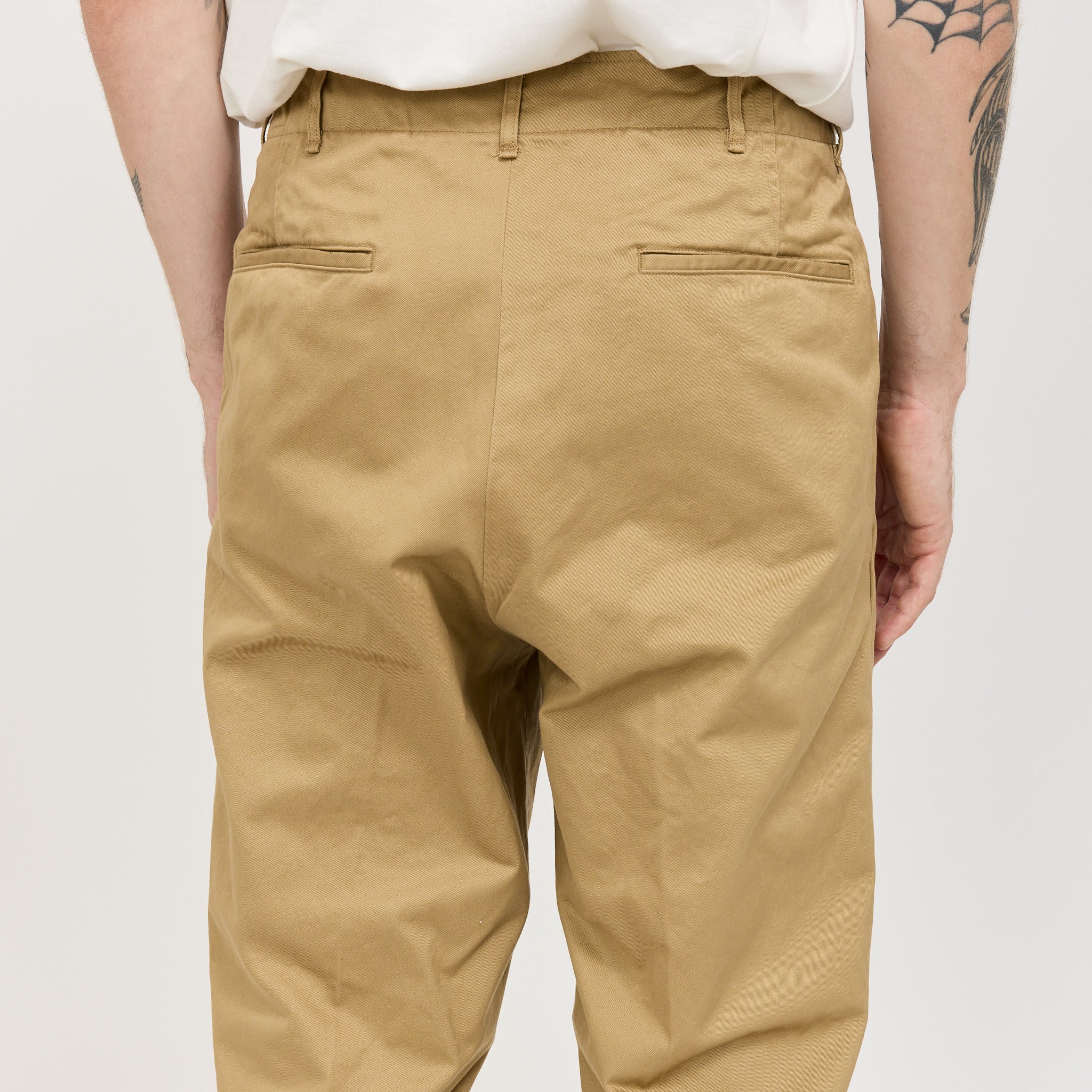 Vintage Fit Army Trouser Dark Khaki