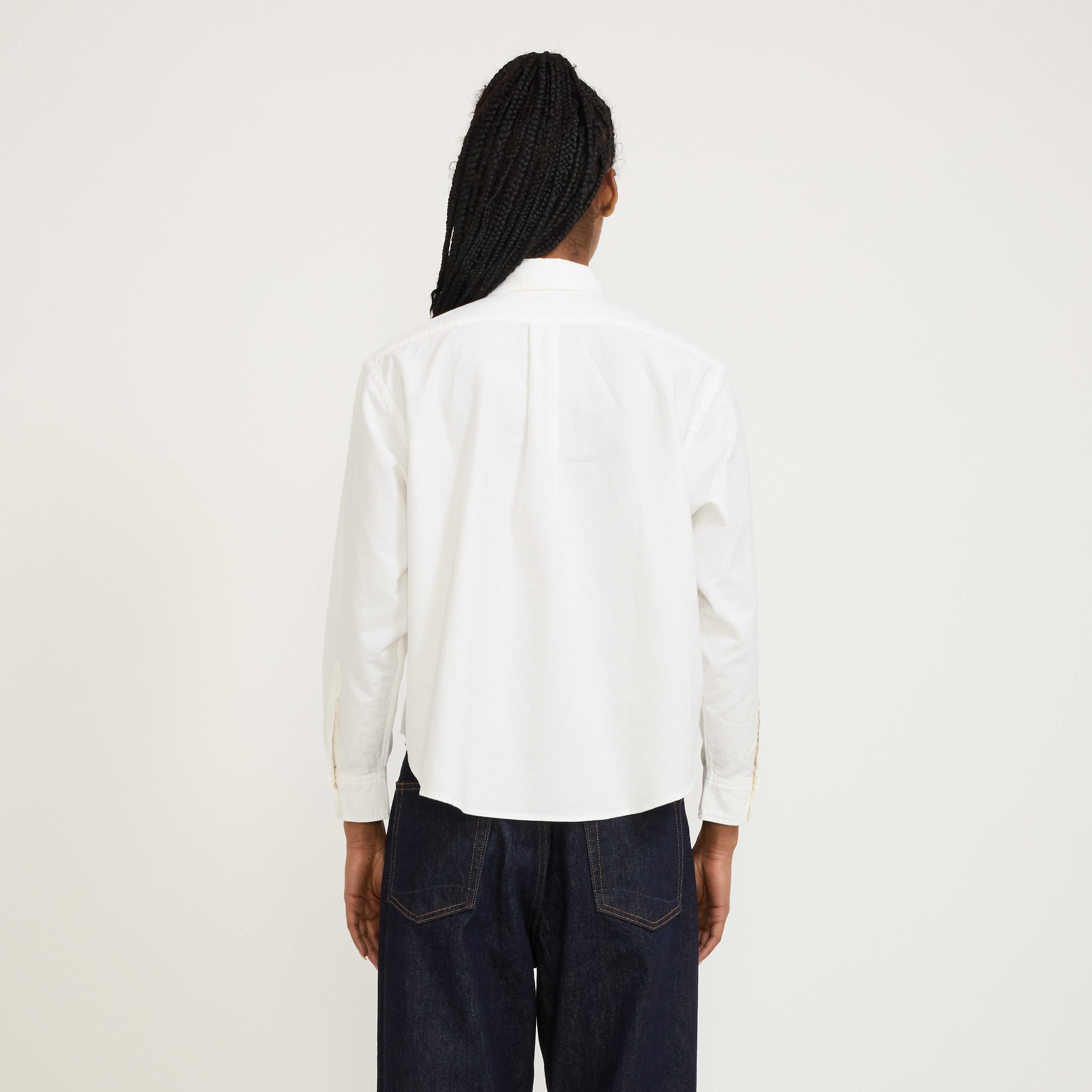 Orslow | Short Button Down Shirt White | Maplestore