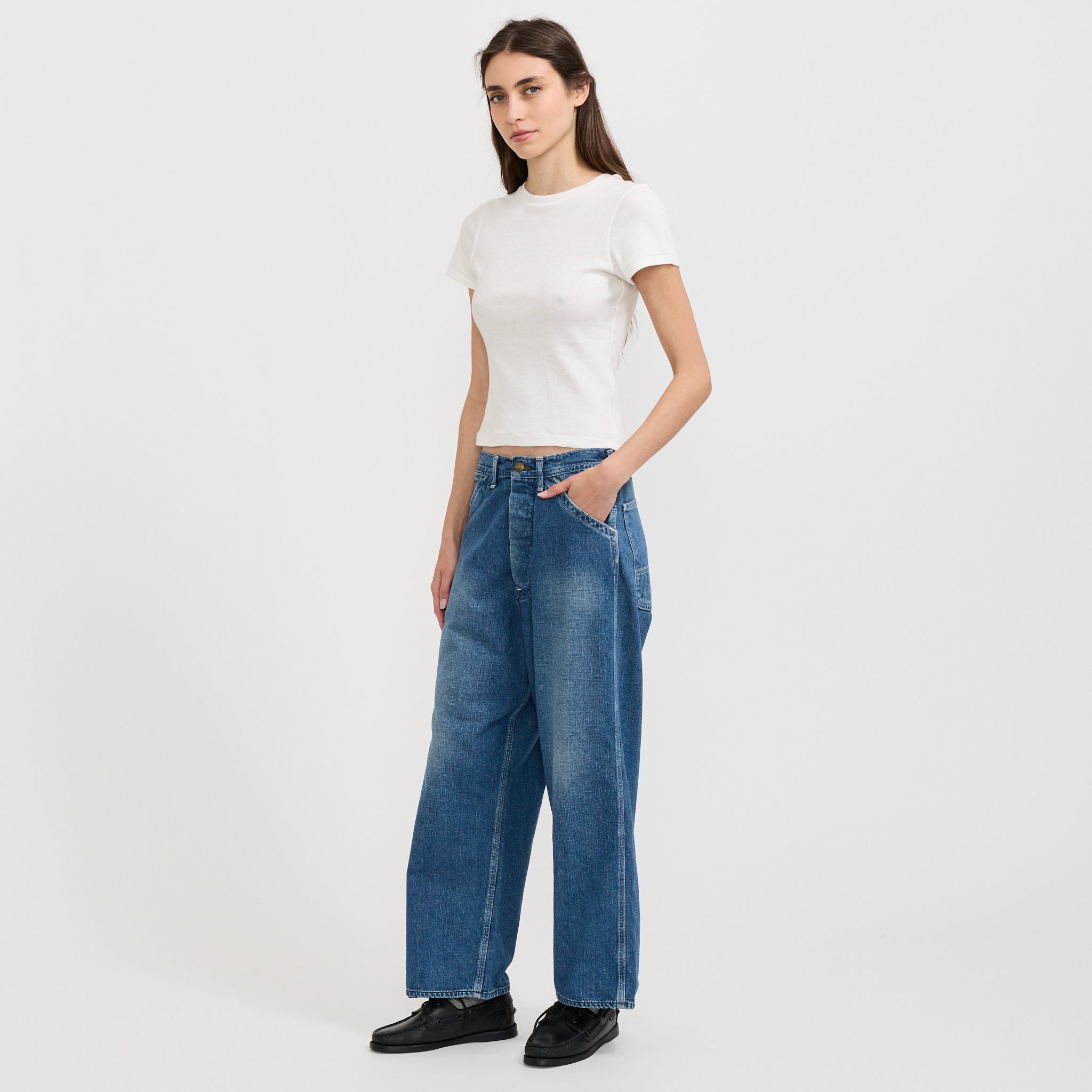 Womens Wide Fit 30's Painter Pants