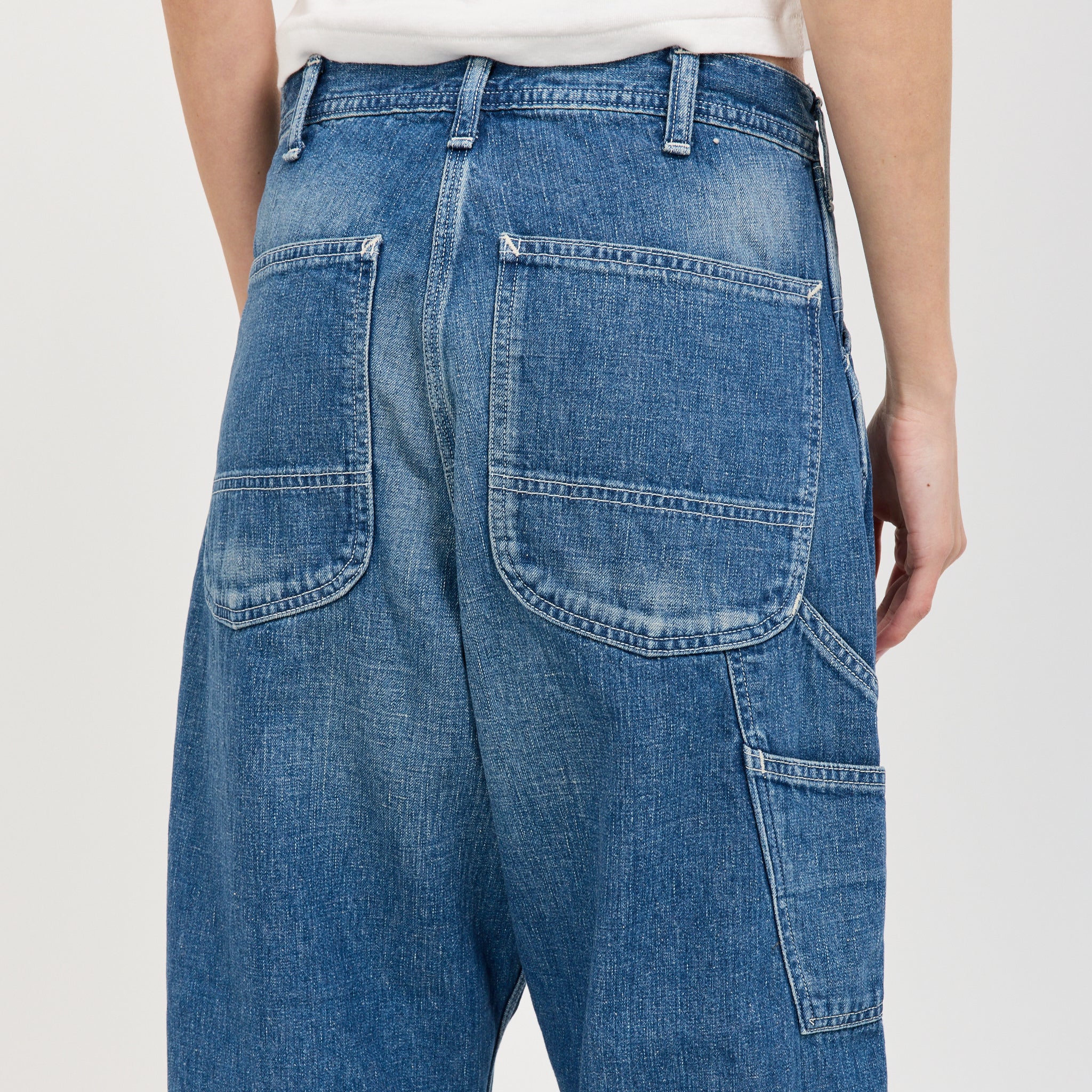 Womens Wide Fit 30's Painter Pants
