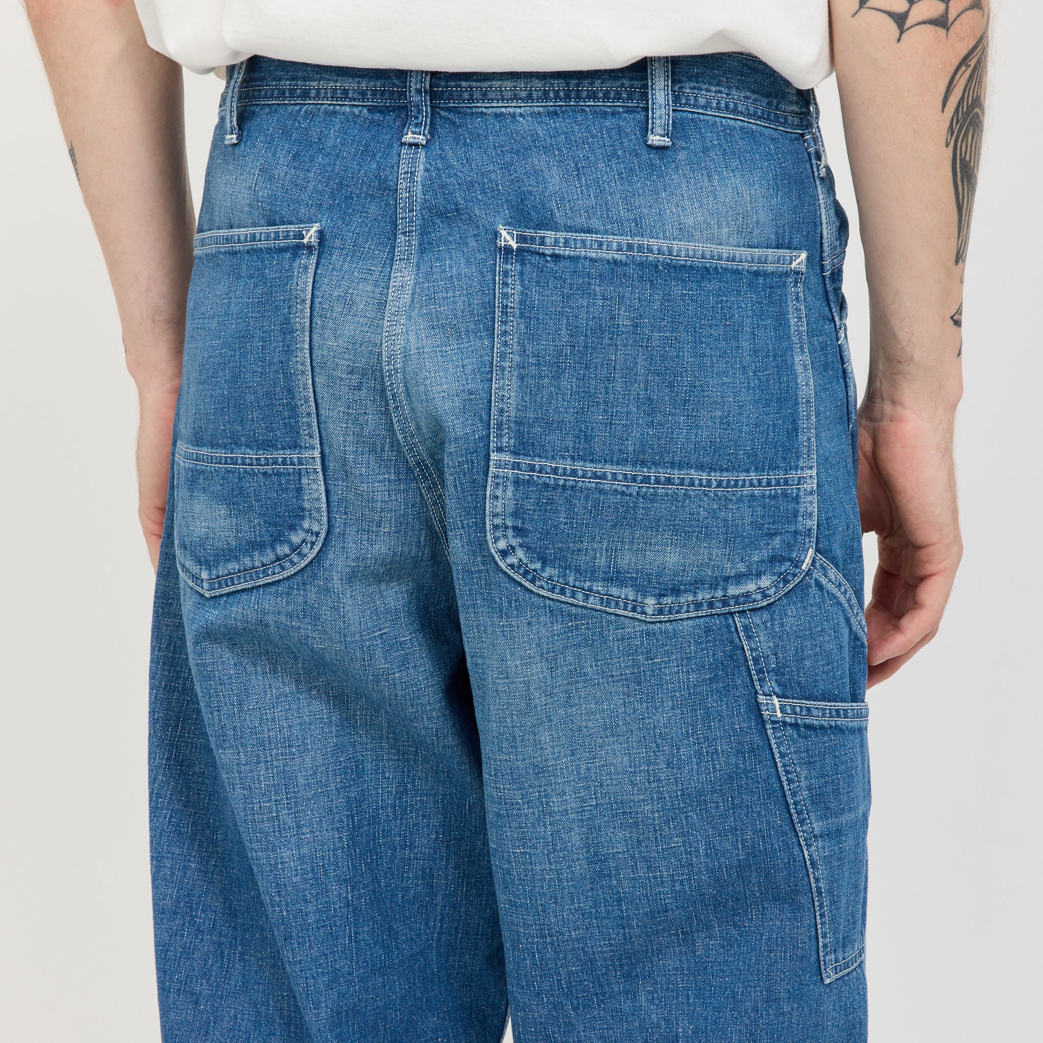 Orslow | Wide Fit 30's Painter Pants Denim Used | Maplestore
