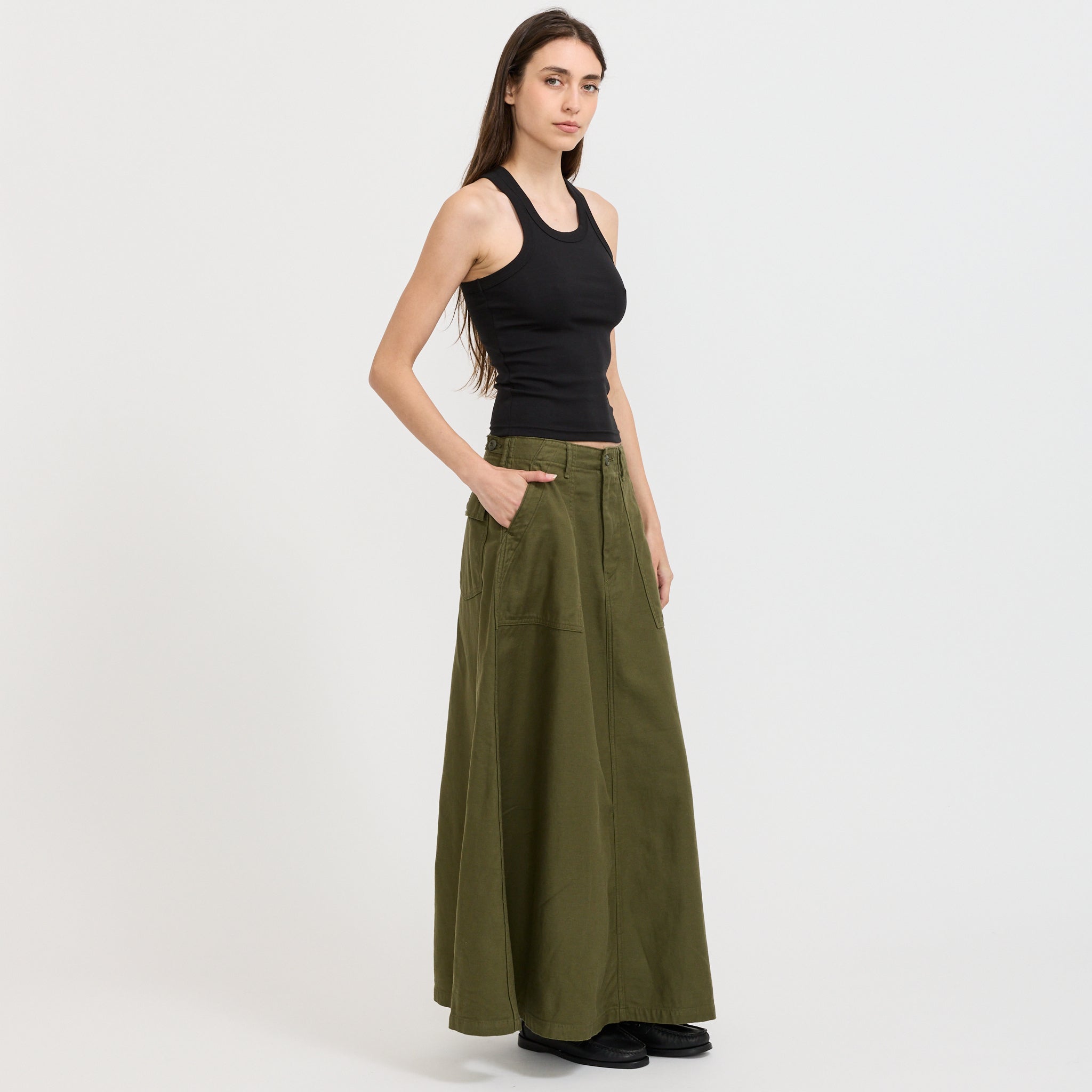 US Army Fatigue Skirt Dark Olive