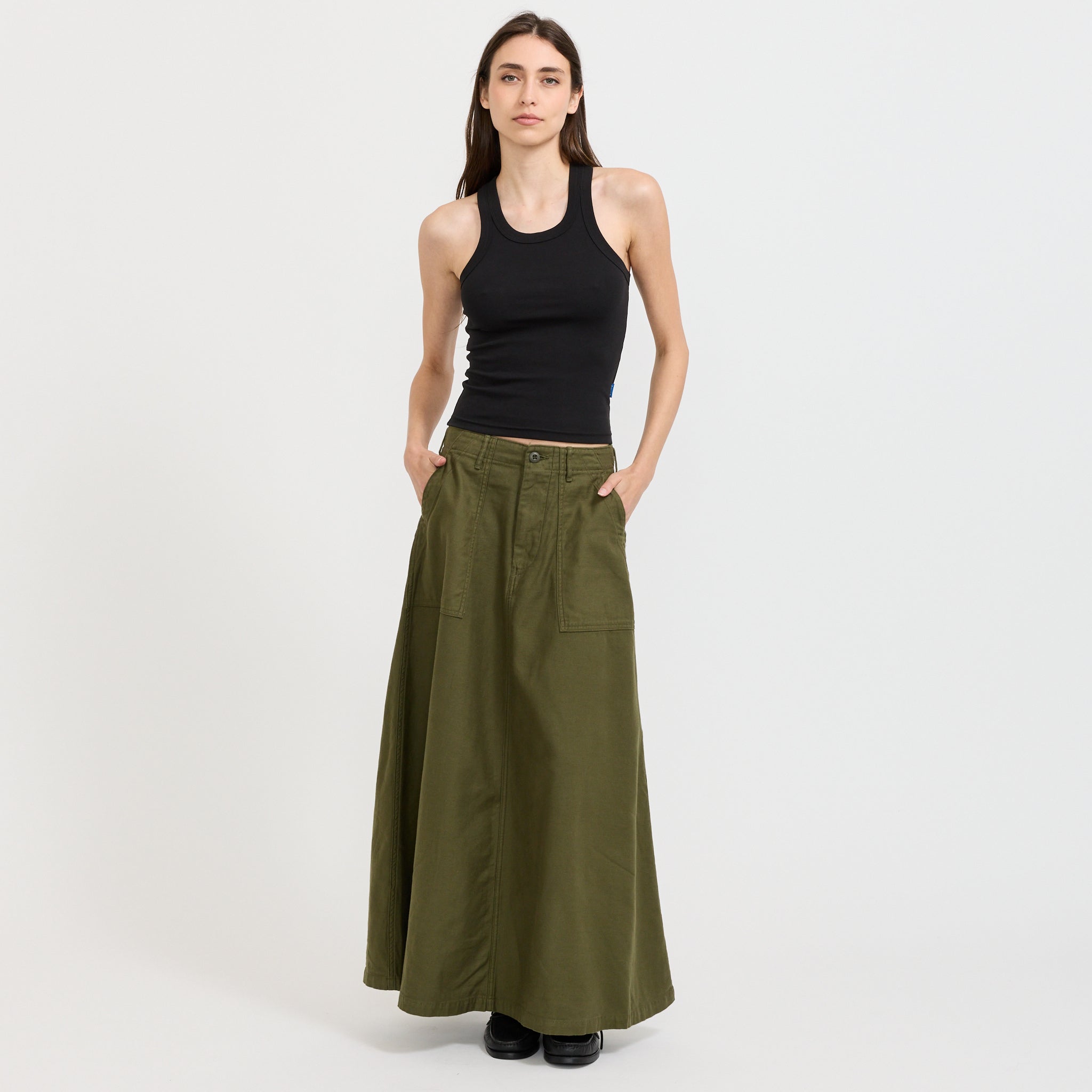 US Army Fatigue Skirt Dark Olive