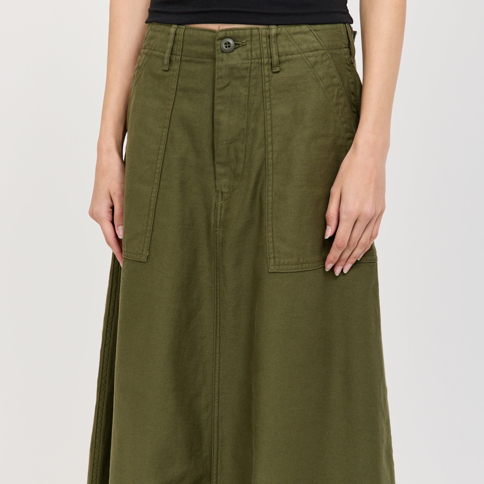 US Army Fatigue Skirt Dark Olive