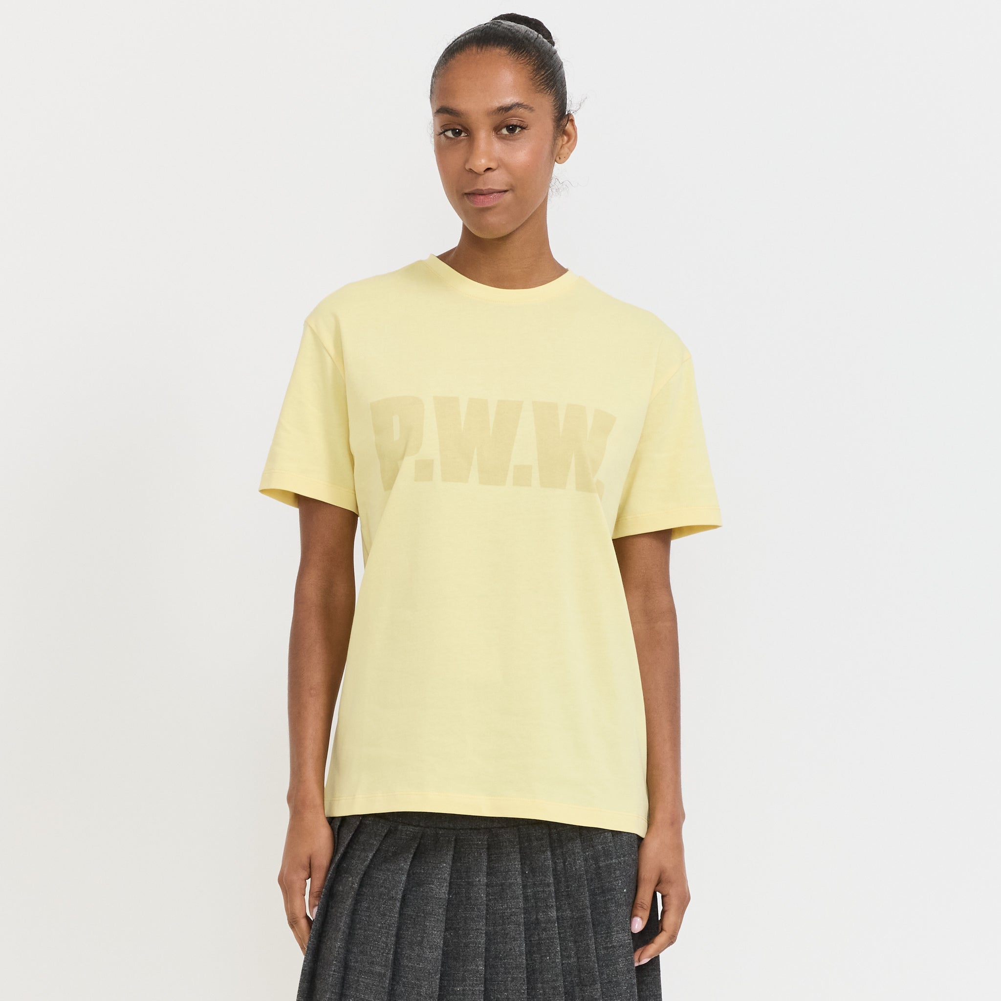 Donde T-Shirt Yellow | Paloma Wool Organic Cotton Women's Tee