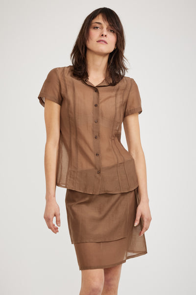 Paloma Wool | Fele Shirt Brown | Maplestore