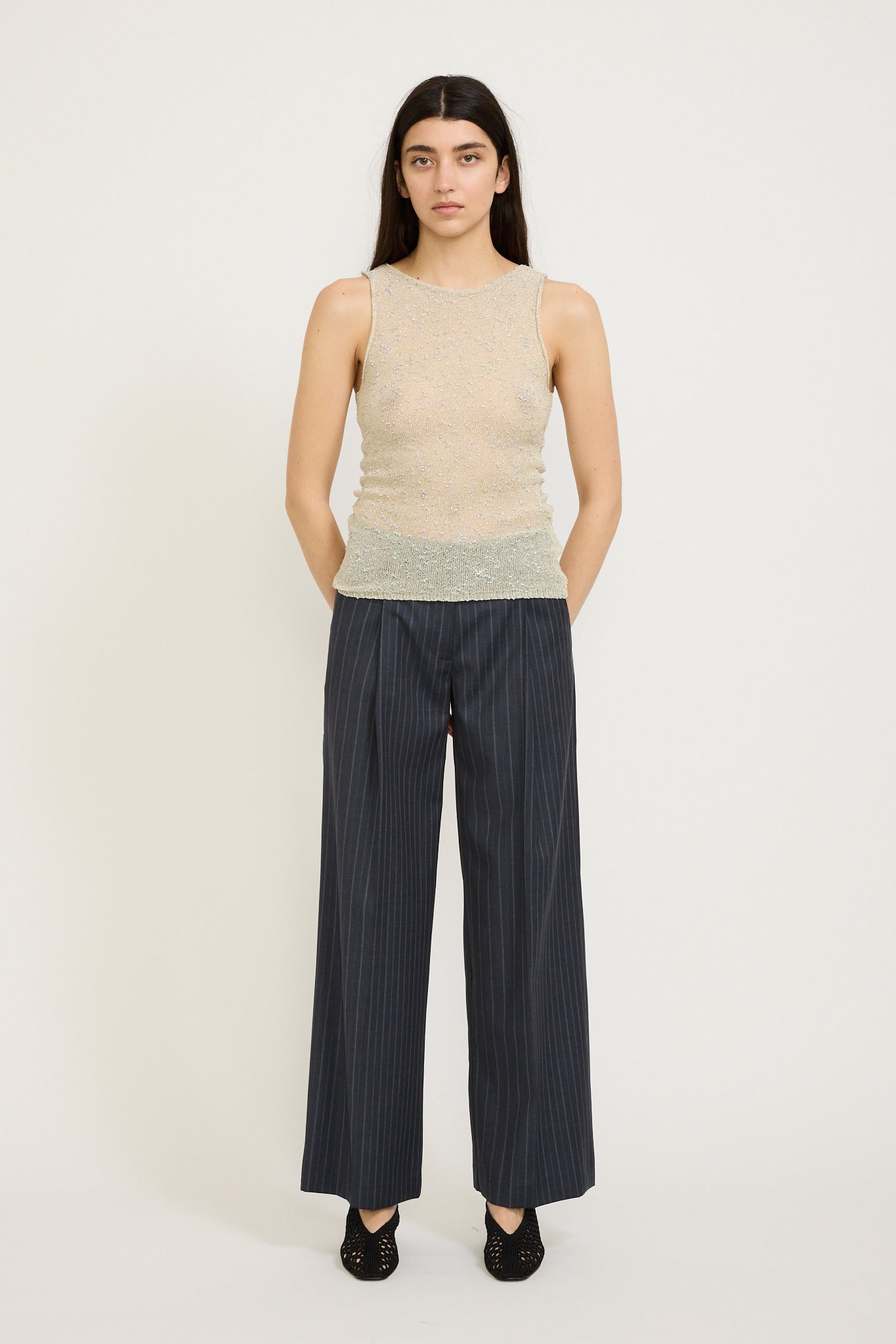 Paloma Wool | Haster Top Silver | Maplestore