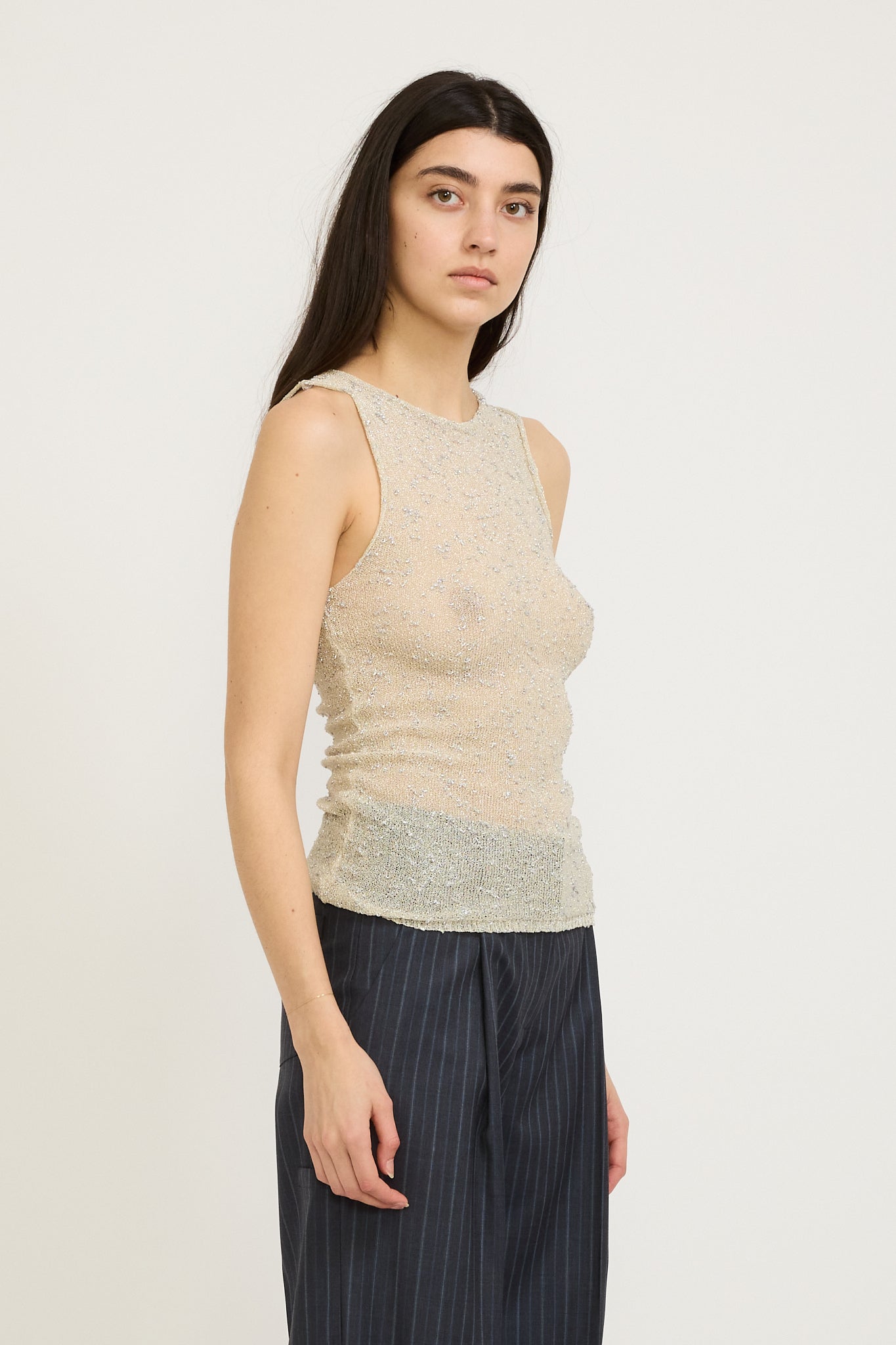 Paloma Wool | Haster Top Silver | Maplestore