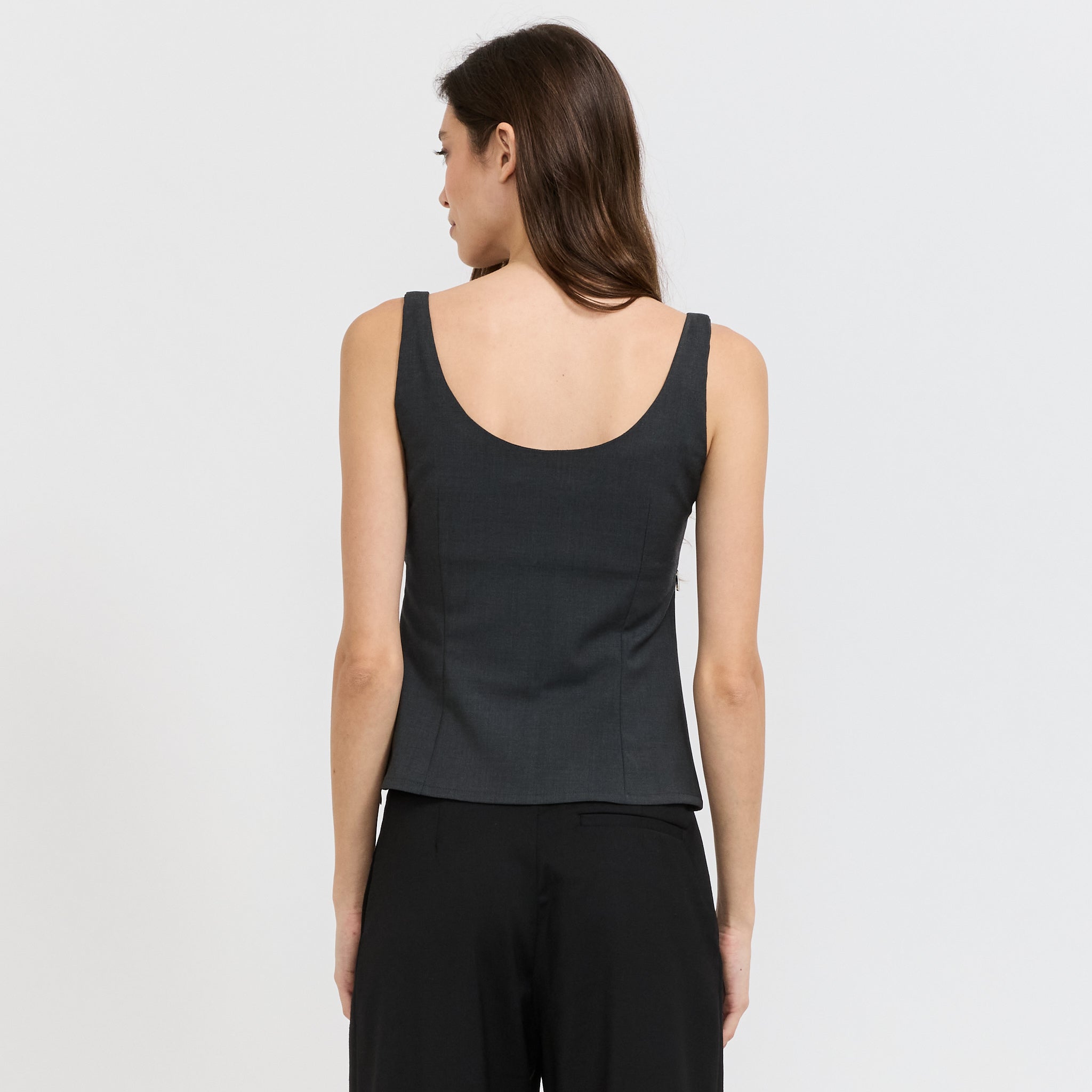 Isee Top Grey