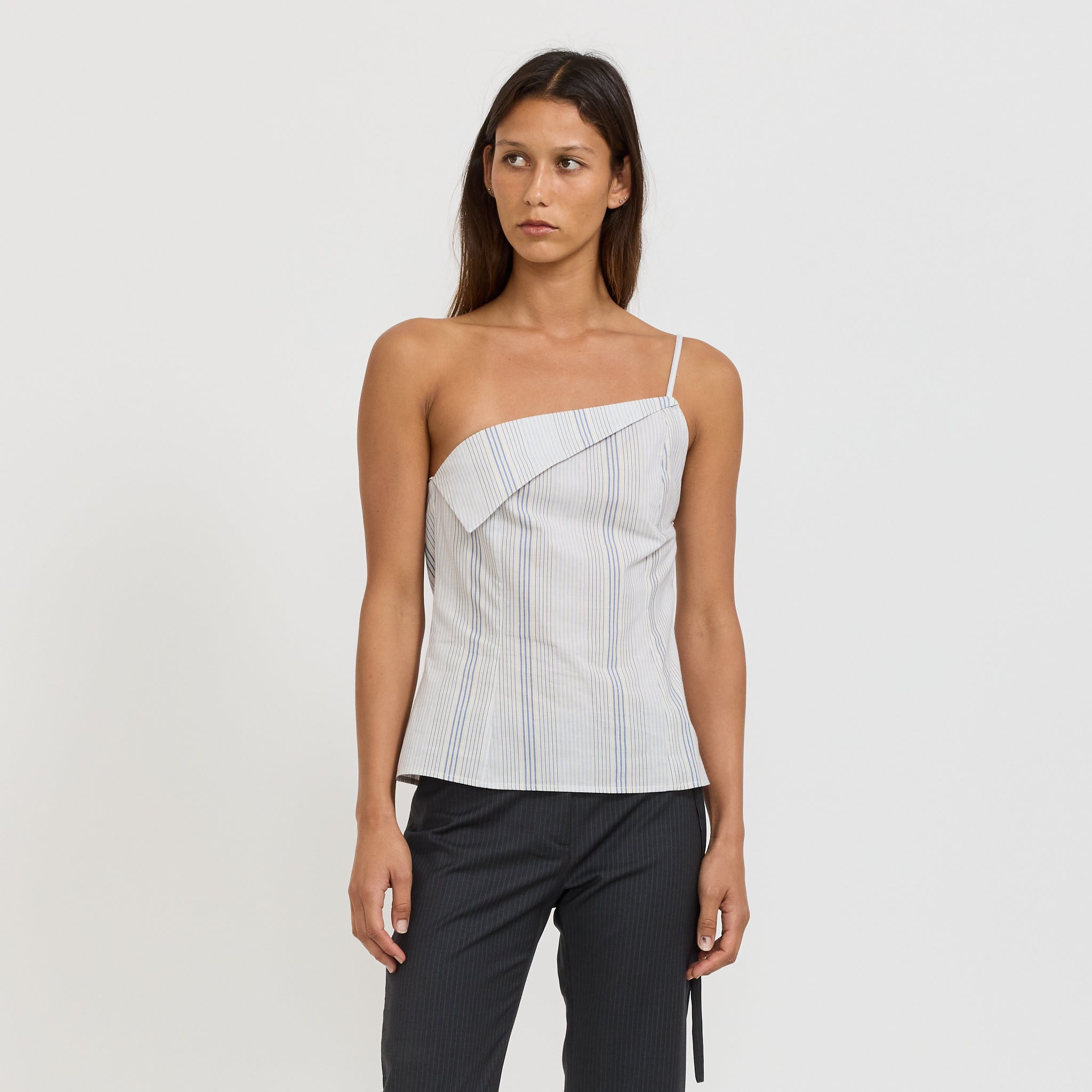paloma wool トップス Amos Long Sleeve Top in Grey – SVRN