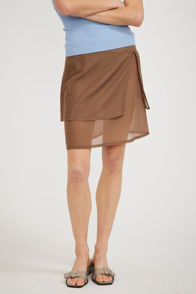 Paloma Wool | Nelly Skirt Brown | Maplestore