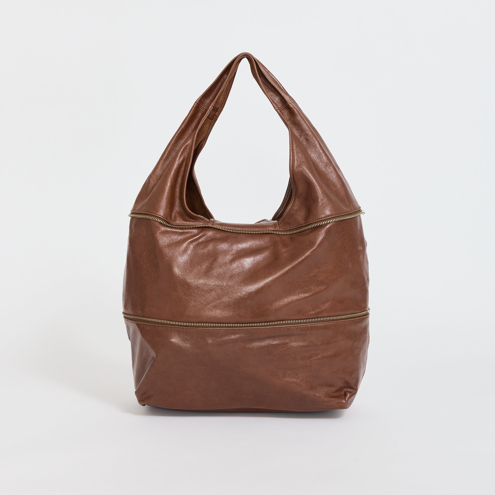 Riba Zip Bag Brown
