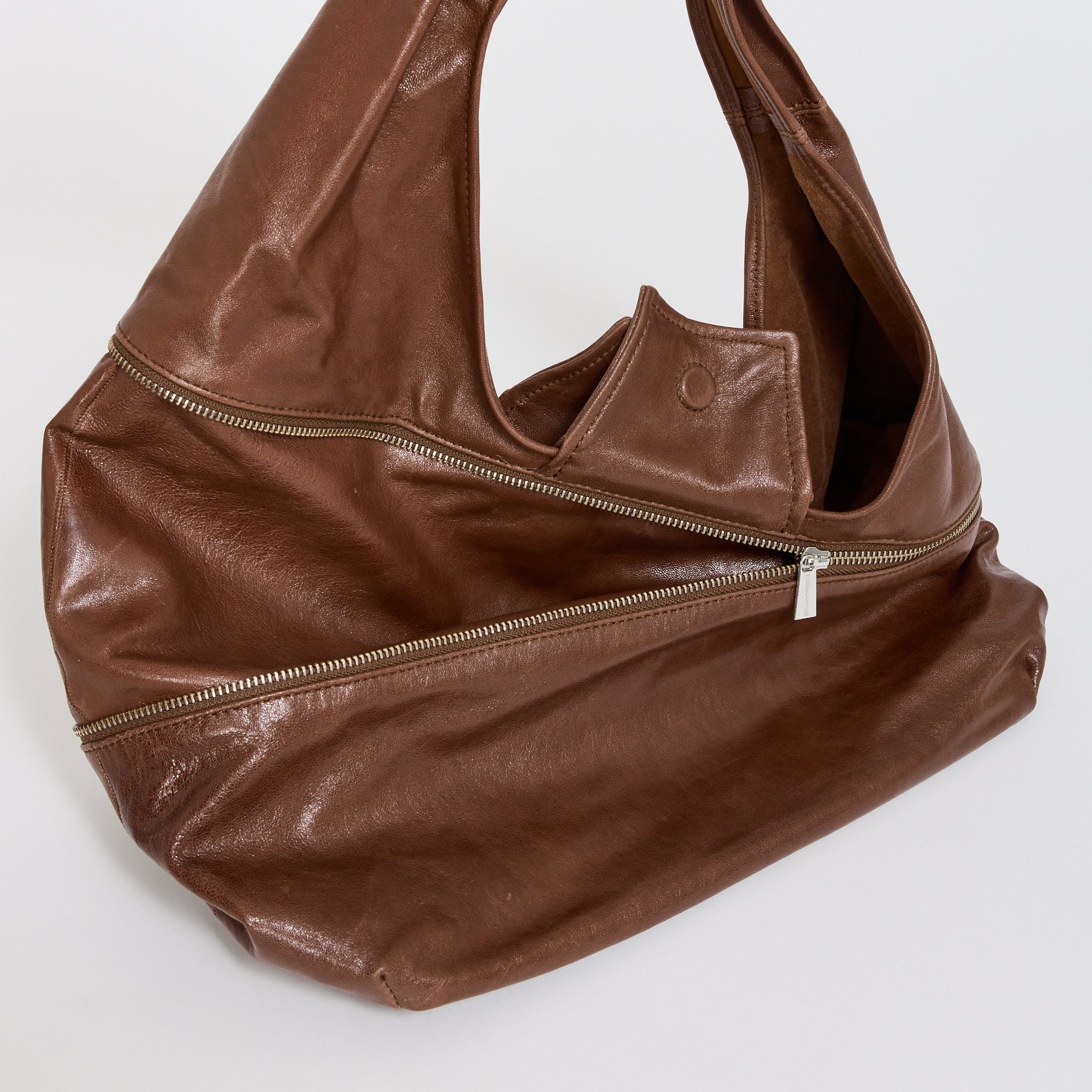 Riba Zip Bag Brown