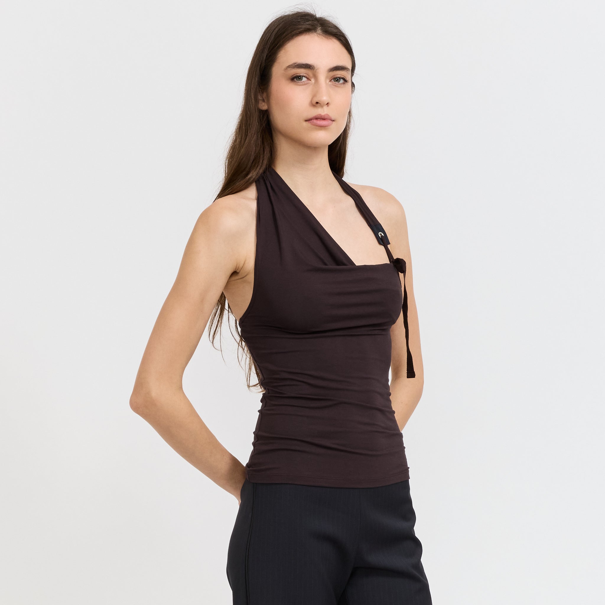 Simulet Top Brown