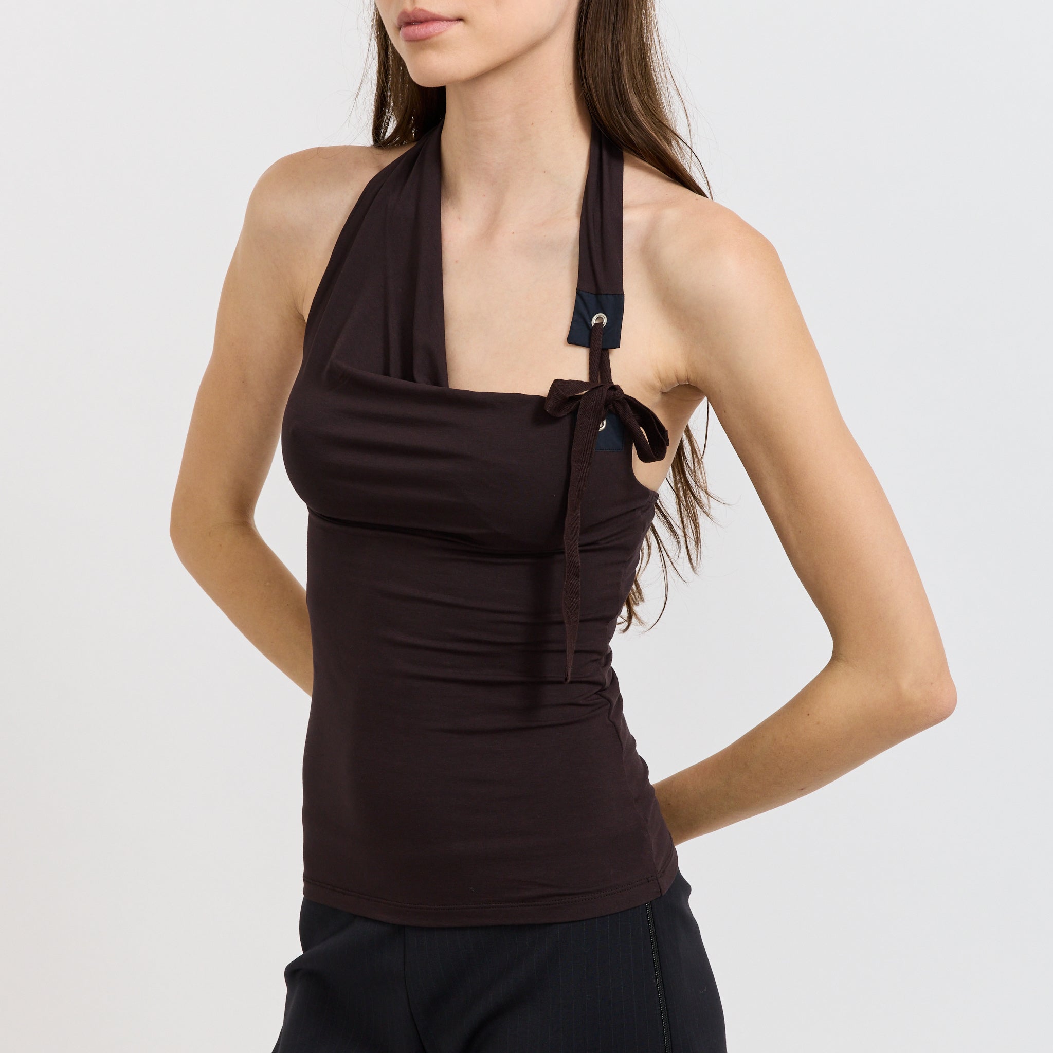 Simulet Top Brown