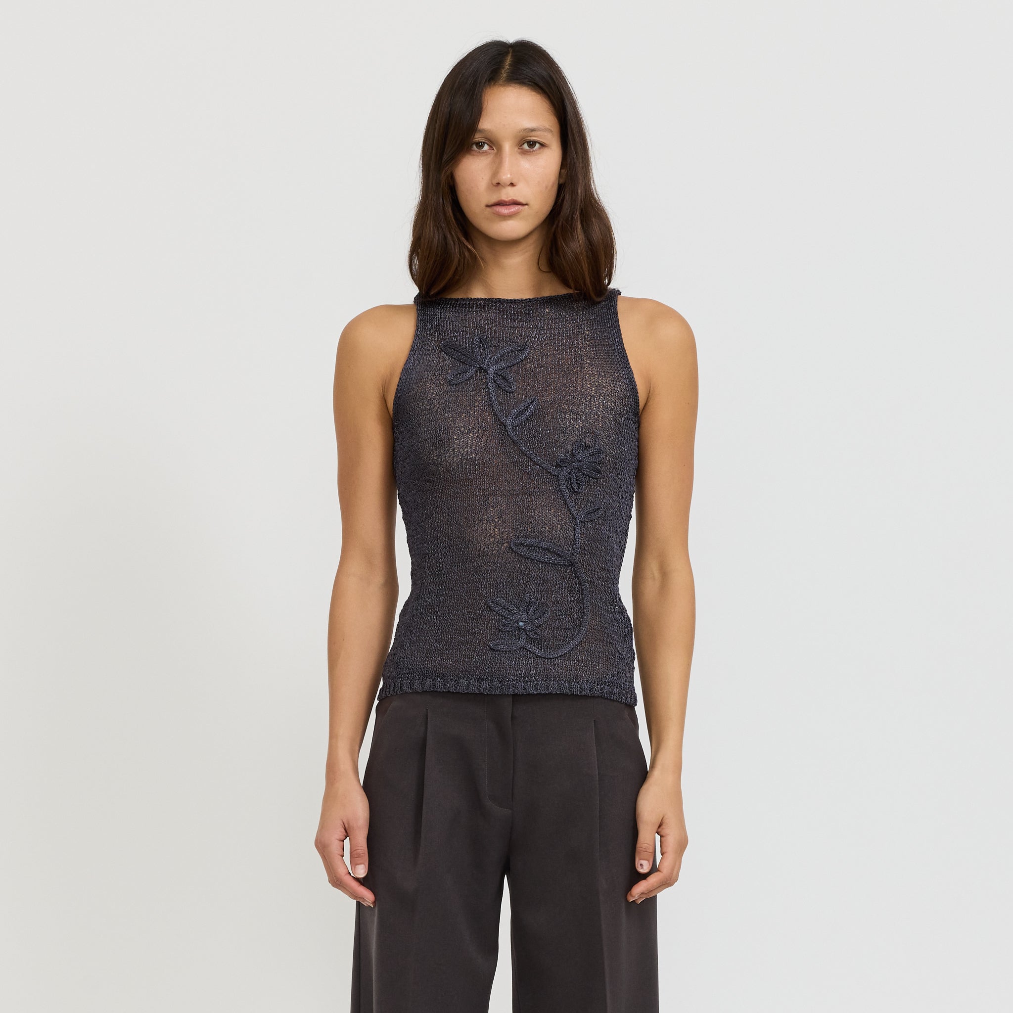 paloma wool ダークグレー ノースリーブ トップス paloma wool ダークグレー ノースリーブ トップス - メルカリ