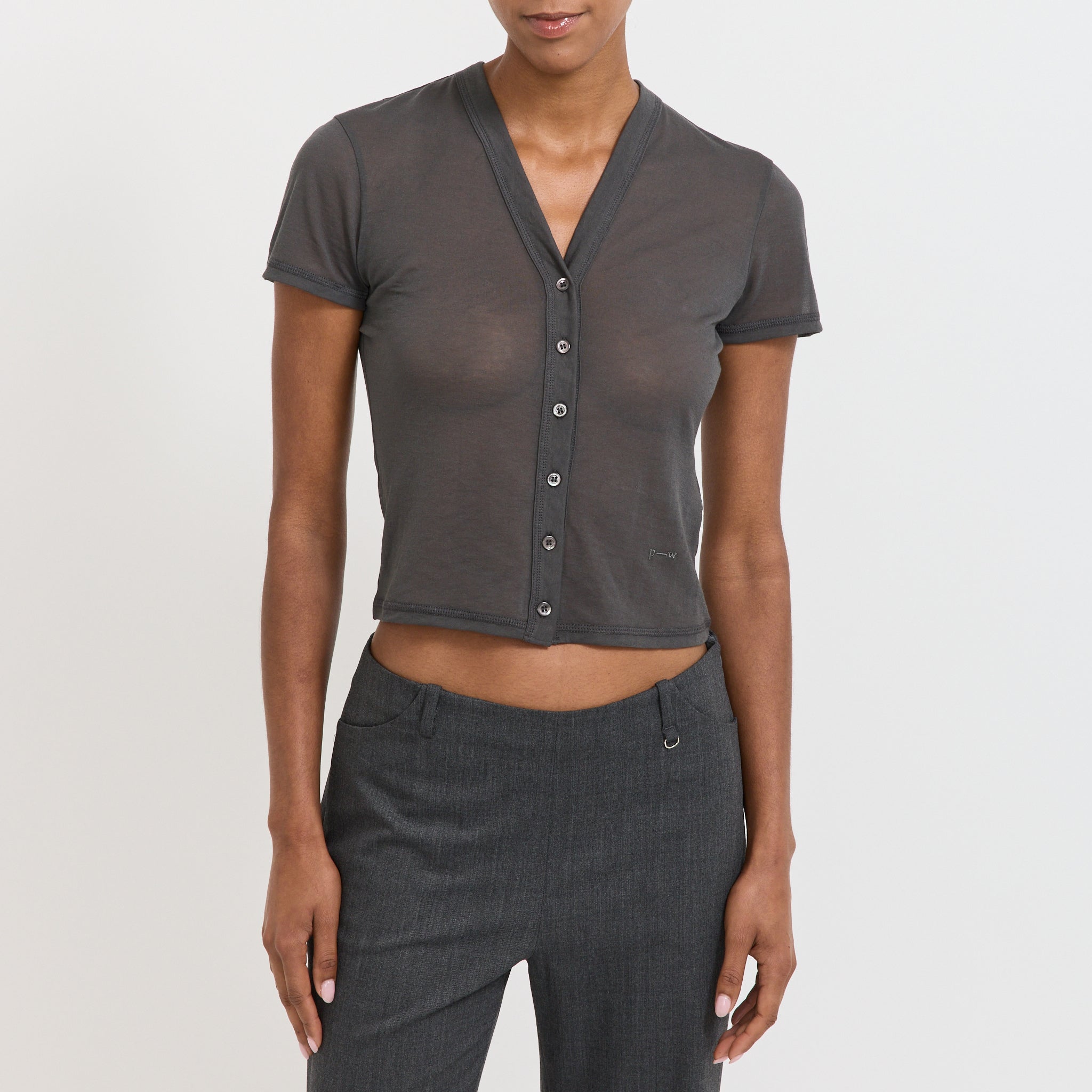 Soph Top Dark Grey