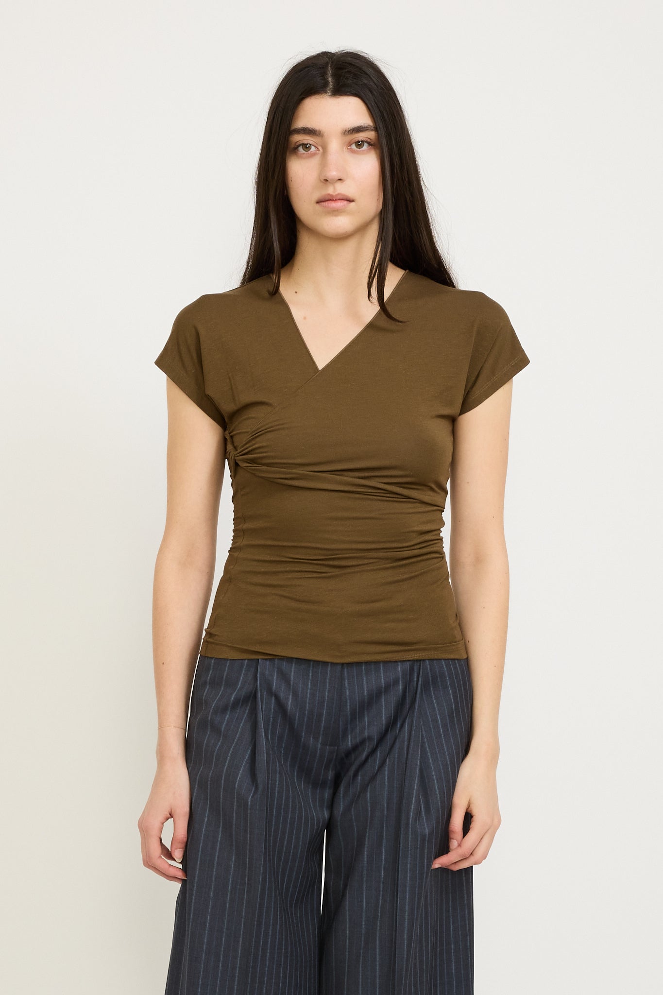 Victoria Top Khaki