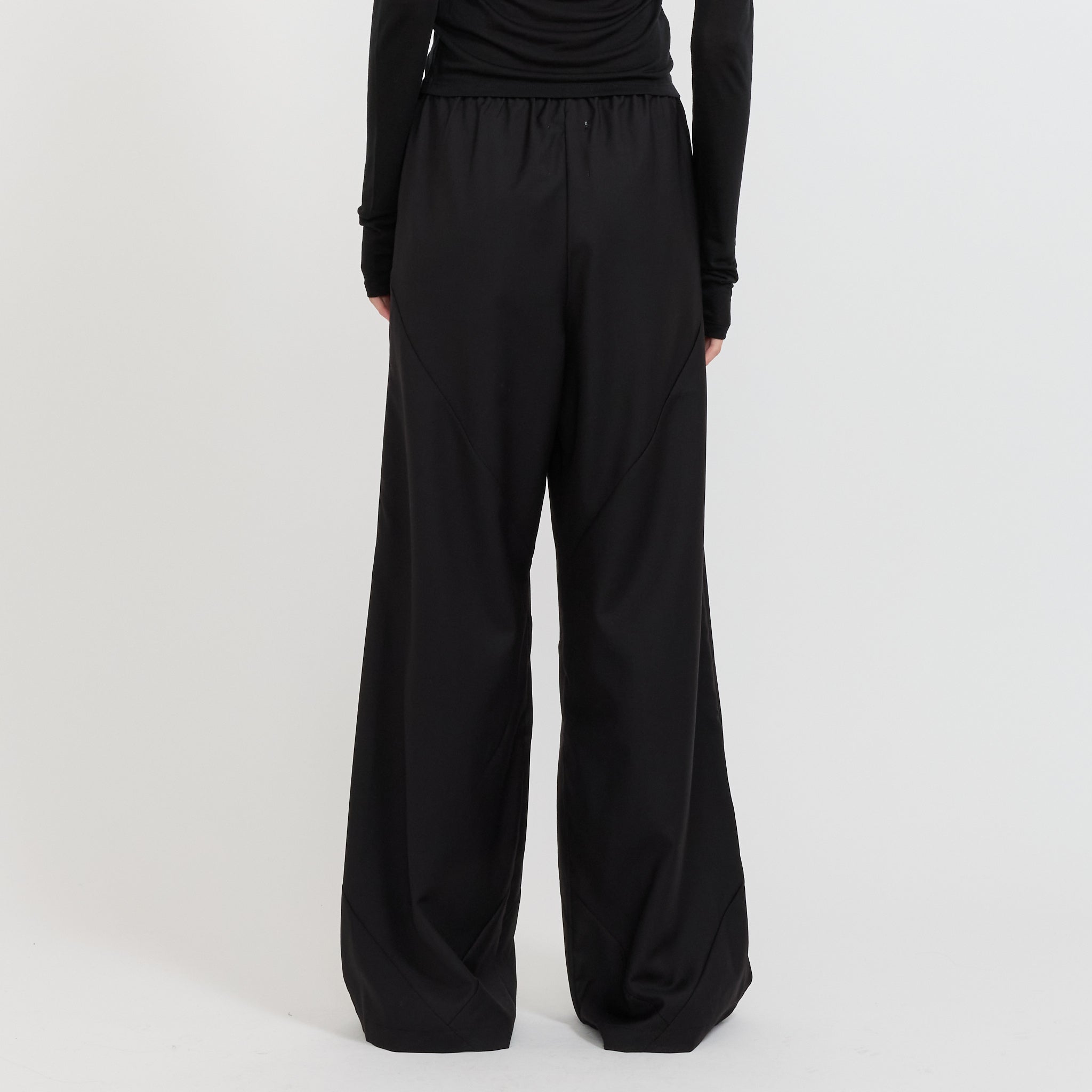 Paris Georgia | Bias Wool Pants Black | Maplestore